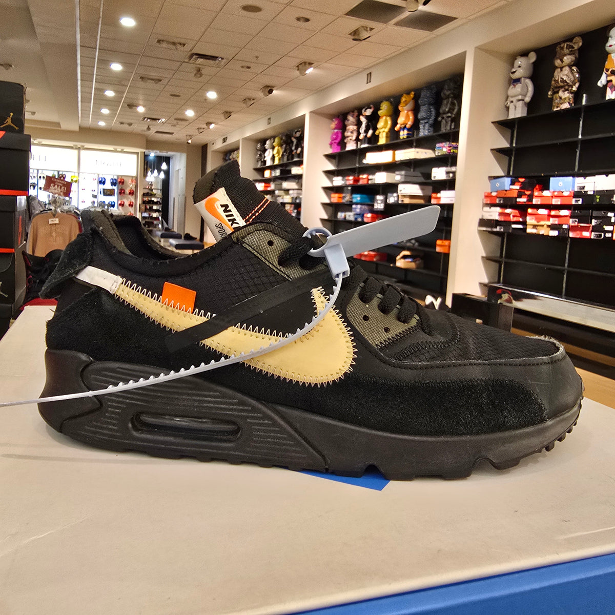 Nike Air Max 90 Off-White Black SZ 10 USED