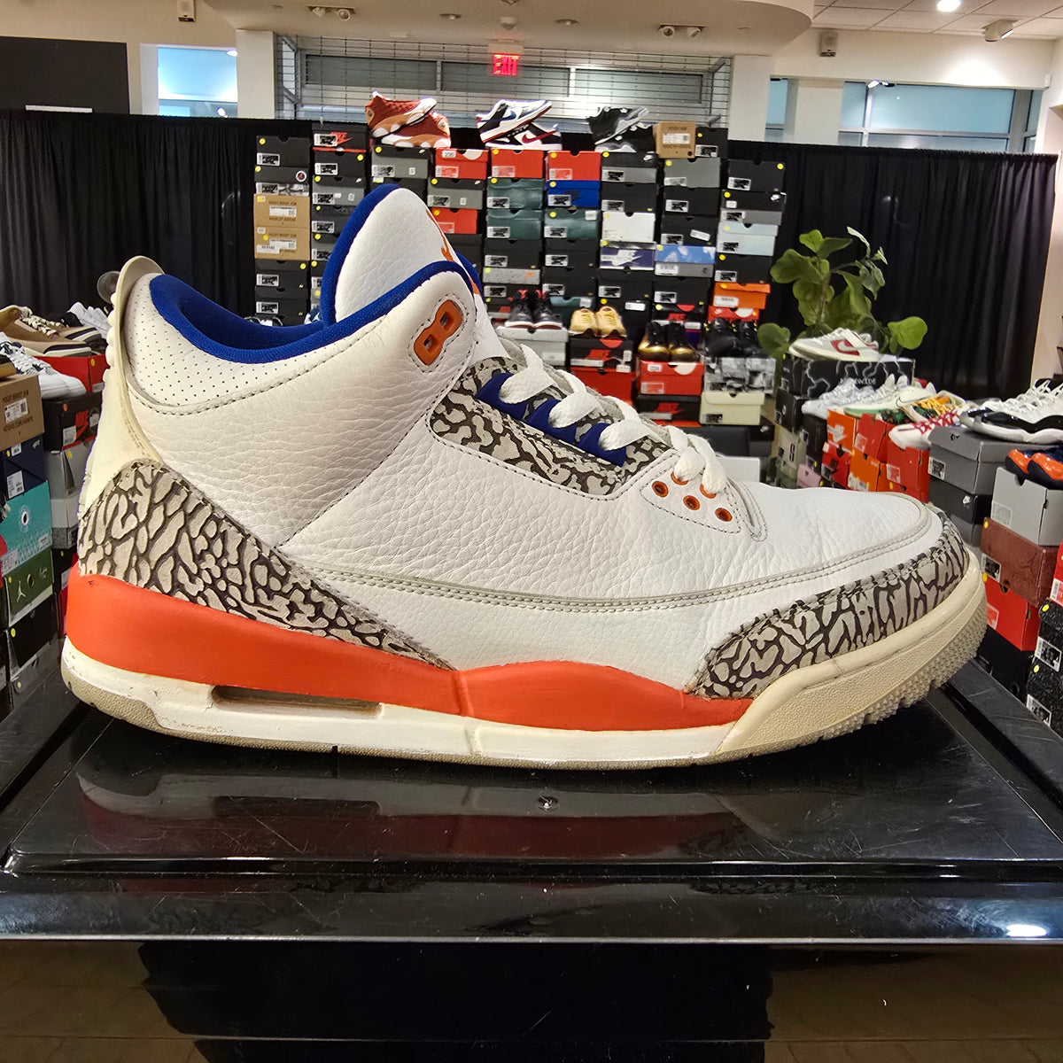 Jordan 3 Retro Knicks SZ 12 USED REP BOX
