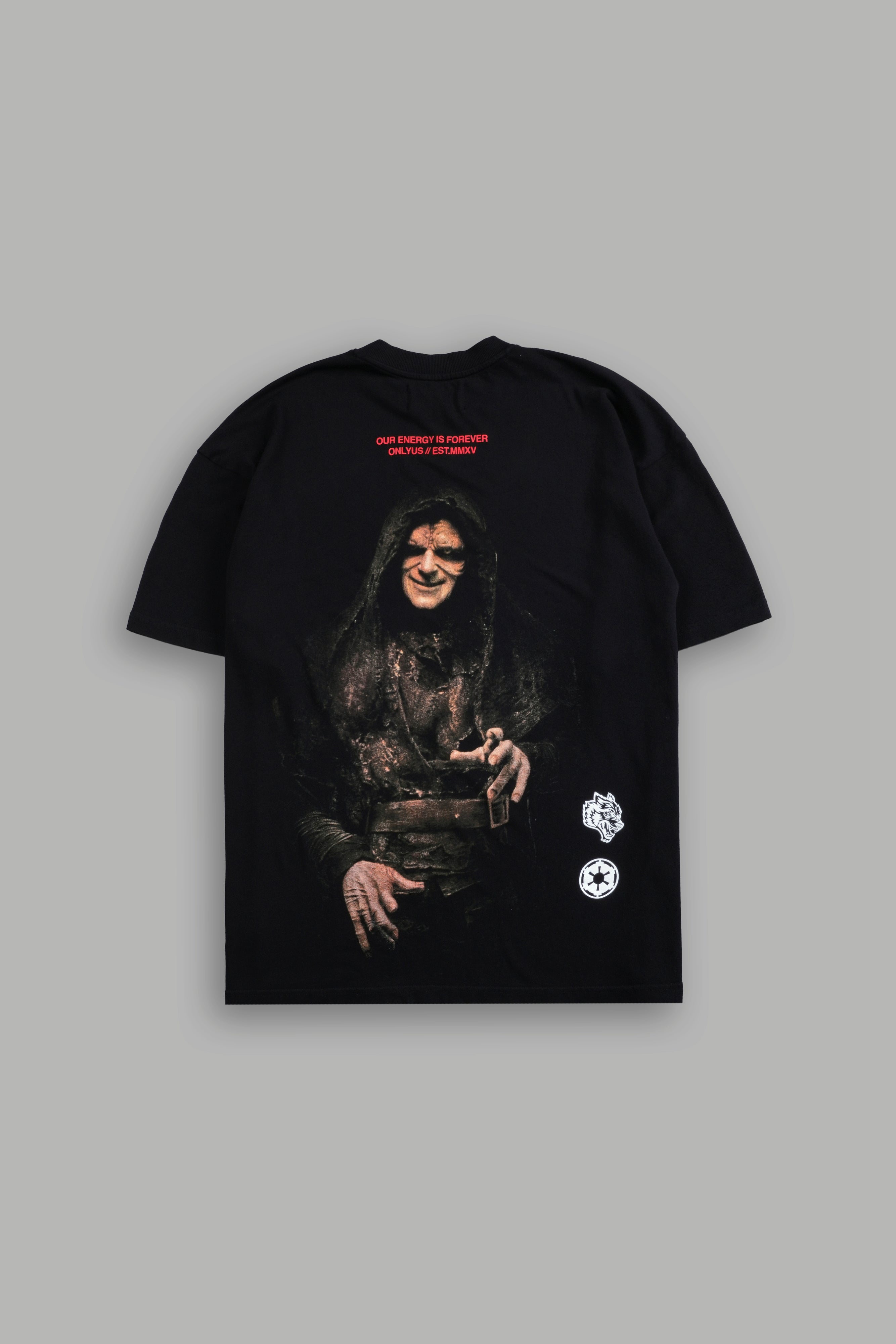 Darc Sport x Star Wars Palpatine Side By Side Tee Black Sz M