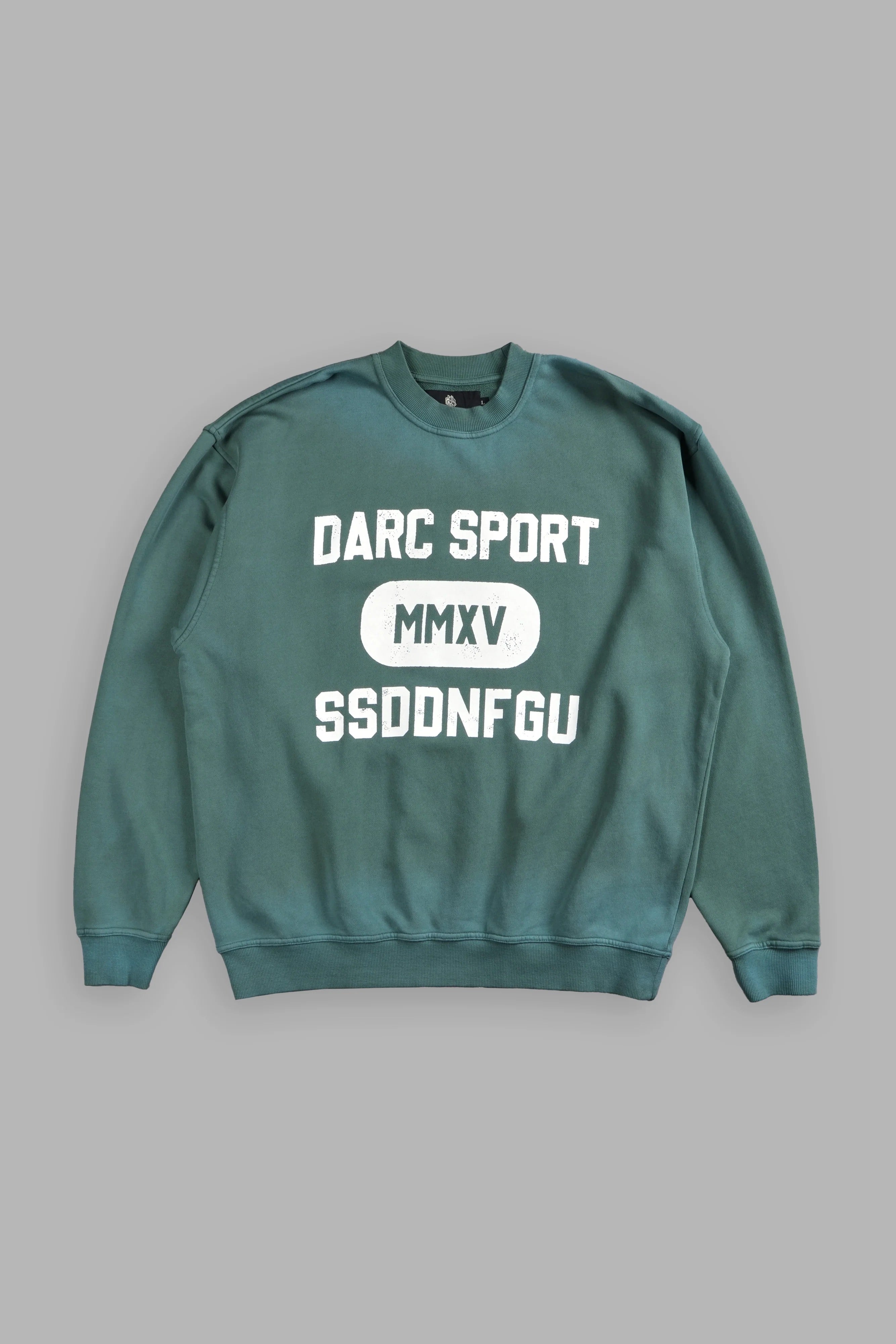 Darc Sport Wolves Forever London Crewneck Hunter Green Sz XL