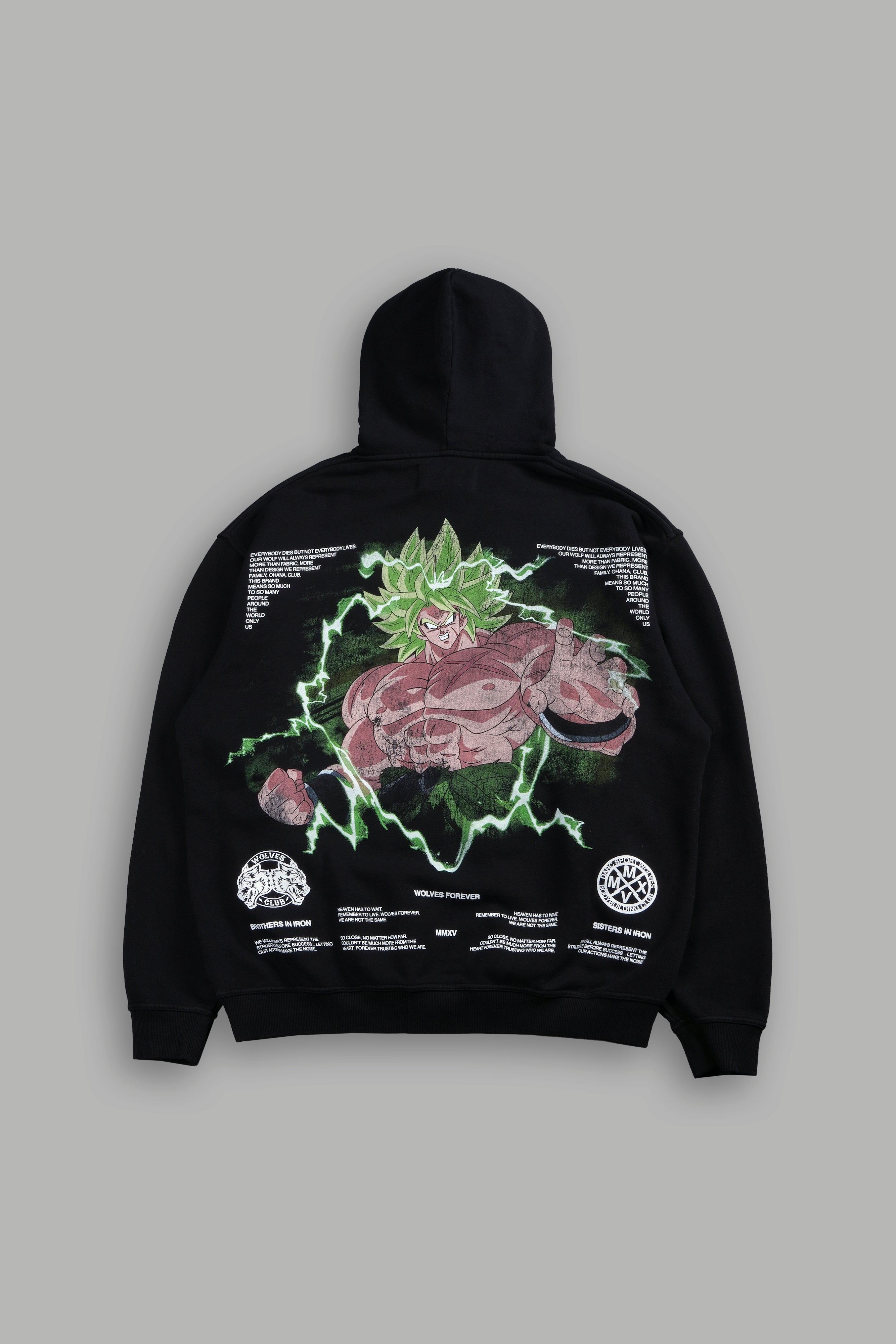 Darc Sport x DBZ Absolute Form Pierce Hoodie Black Sz Small