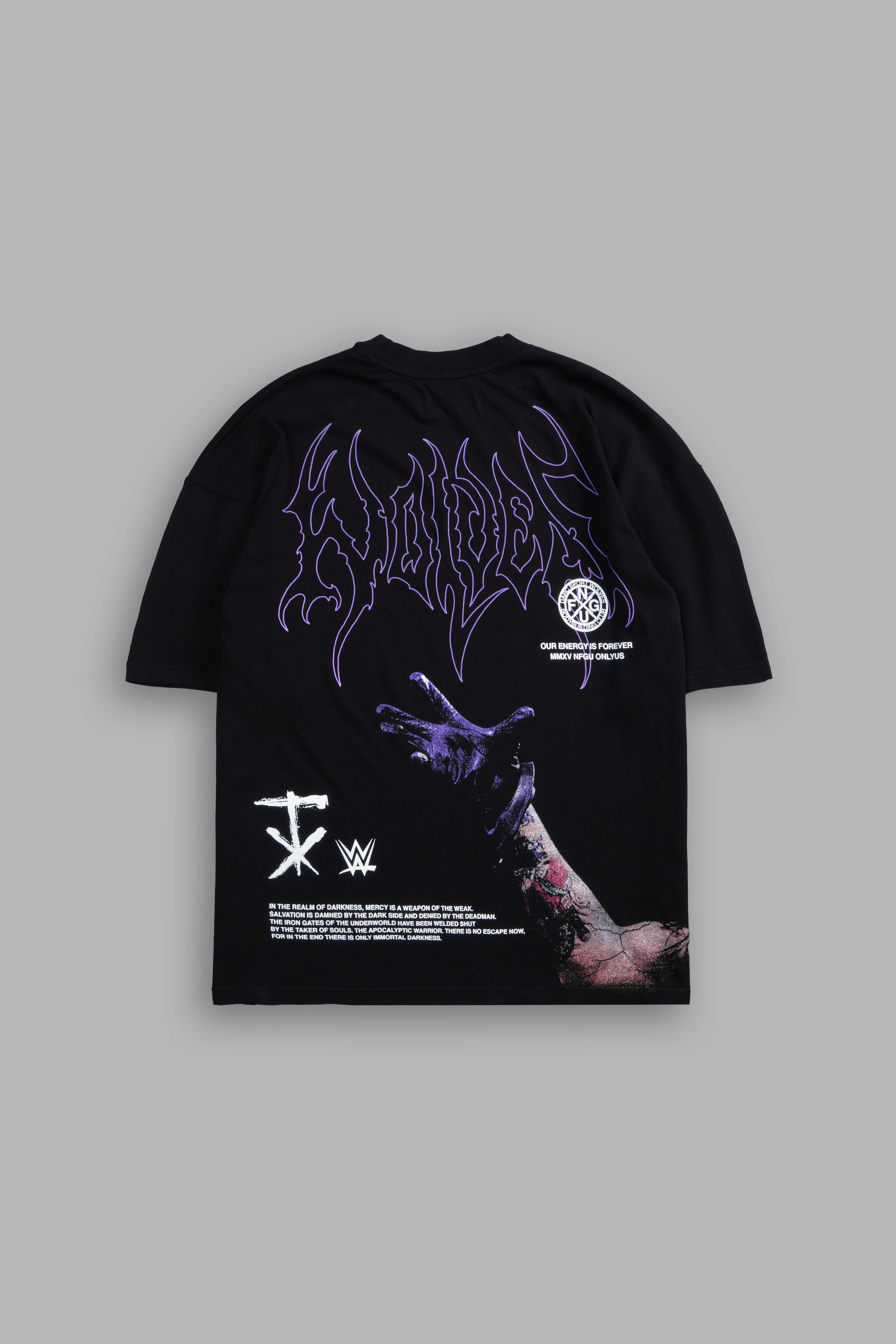 Darc Sport x WWE Risen Oversized Tee Black Sz L