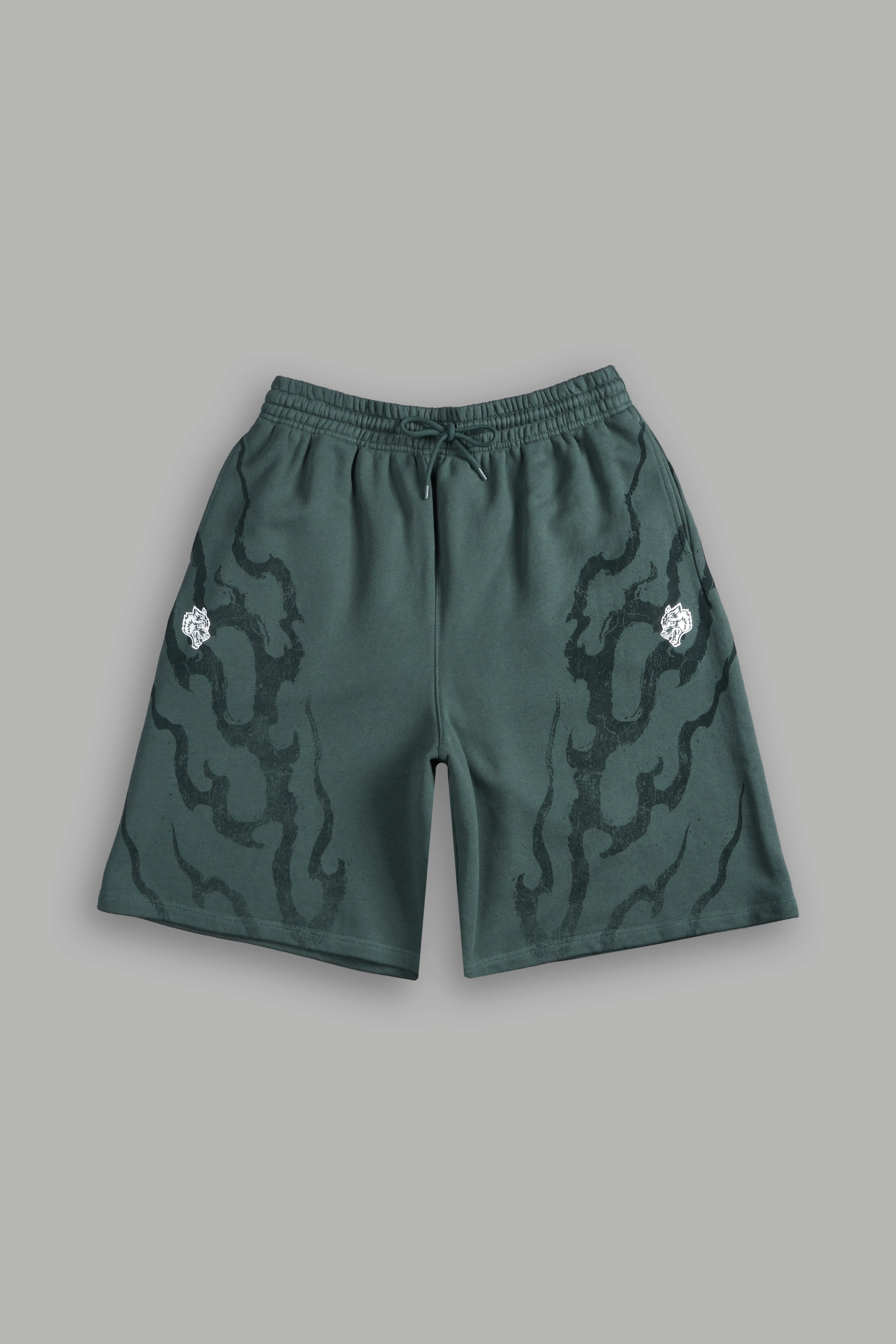 Darc Sport Infernal Osiris Sweat Shorts Norse Green Sz Small