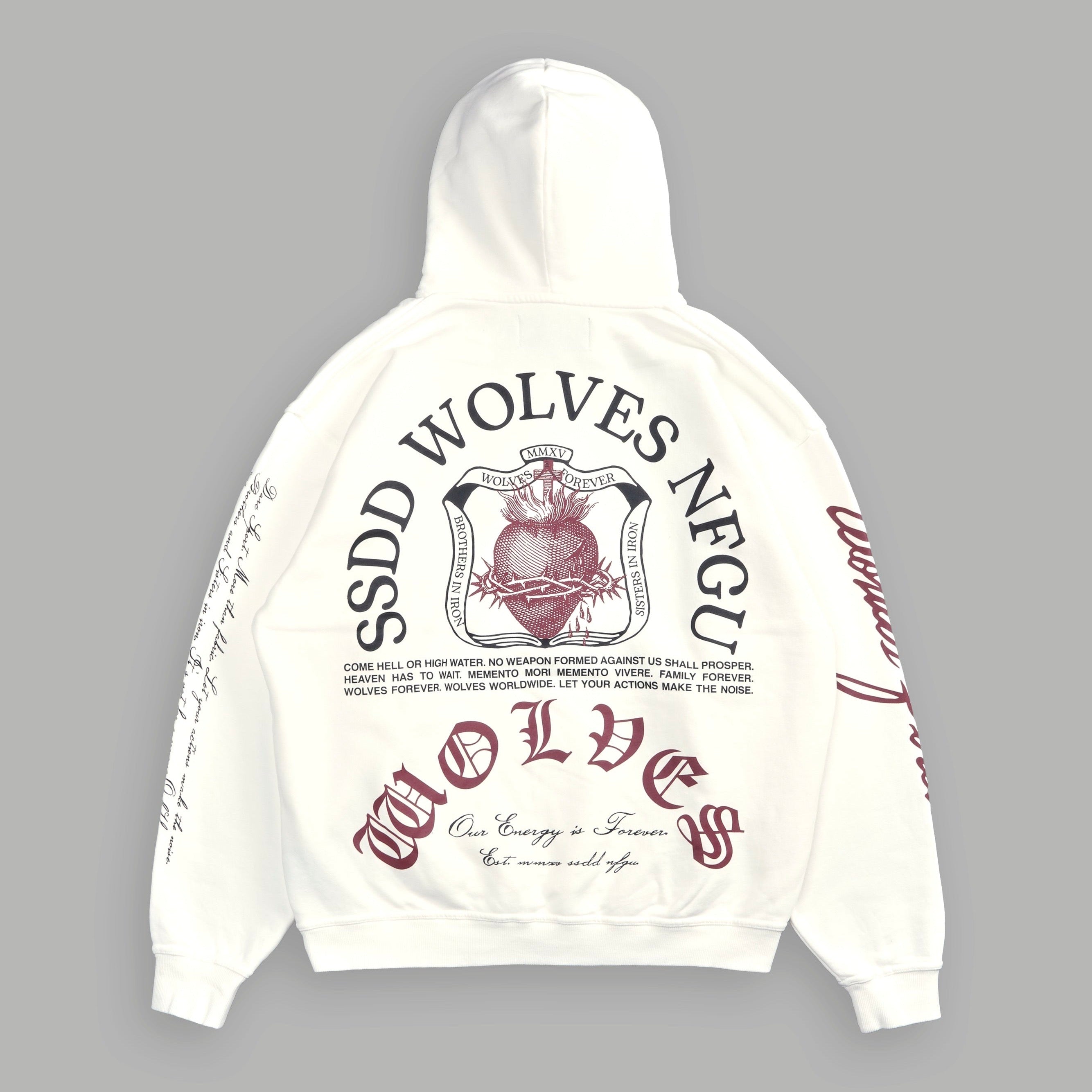 Darc Sport From Our Hearts Pierce Hoodie Cream Sz L