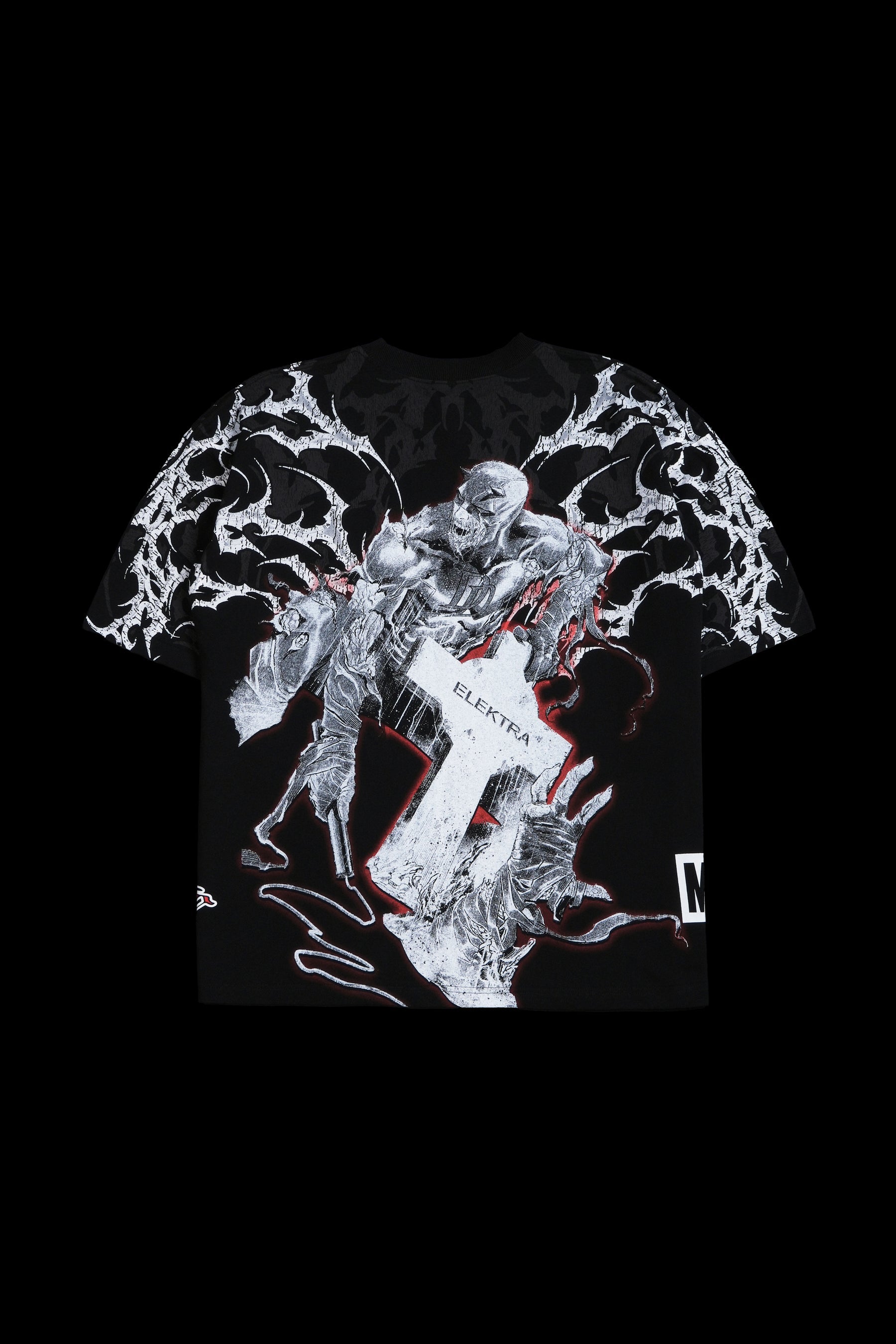 Civil Regime x Marvel Zombies Dare Devil Side By Side 199X Tee Sz L