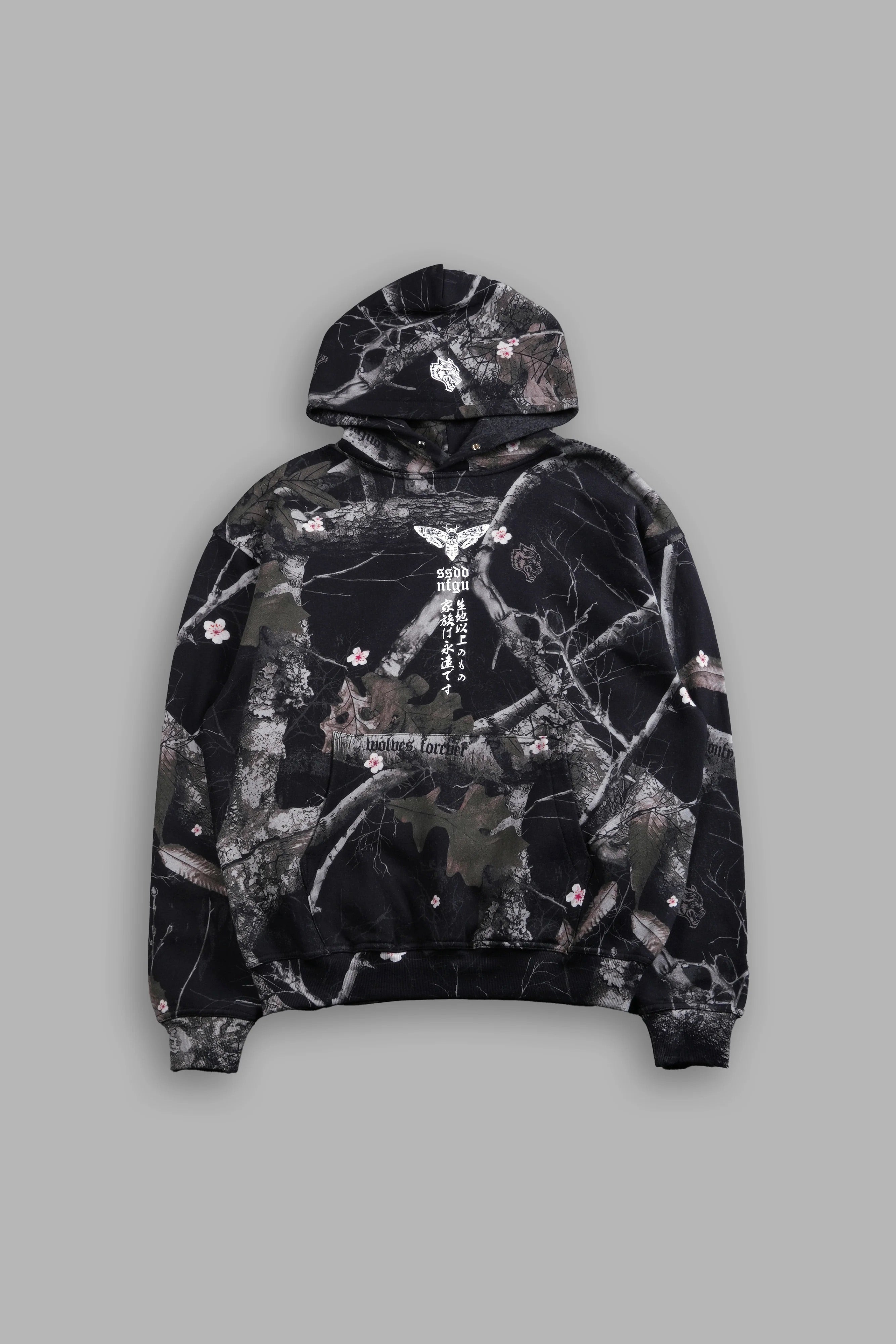 Women's Darc Sport Wolves Code Pierce Hoodie Blossom Camo Sz Small