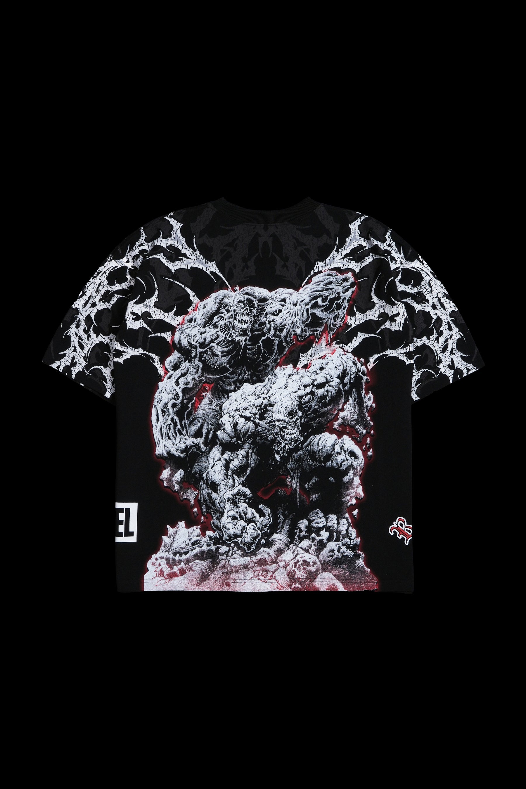 Civil Regime x Marvel Zombies Hulk Side By Side 199X Tee Sz M