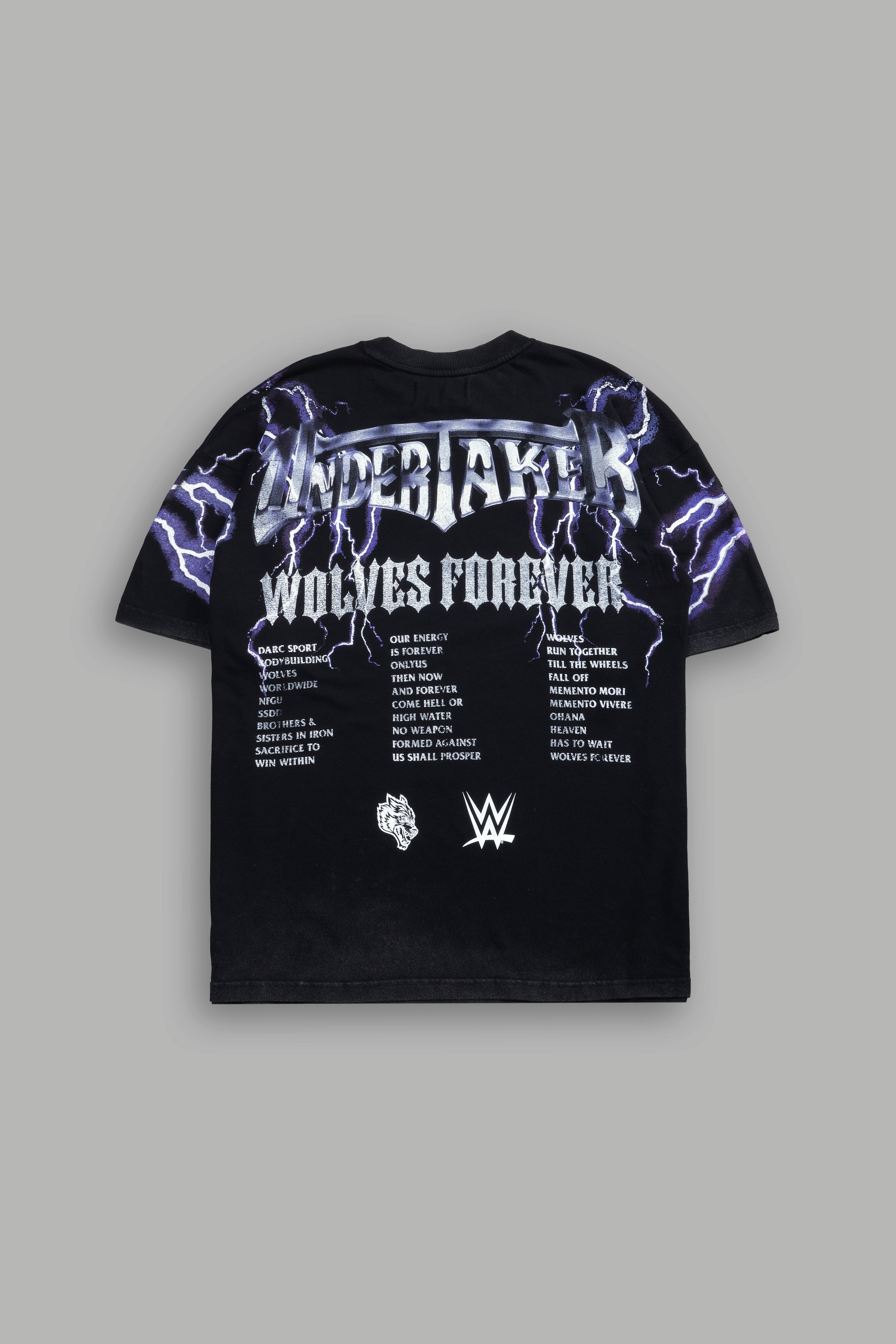 Darc Sport x WWE The Last Ride Oversized Tee Black Sz XL