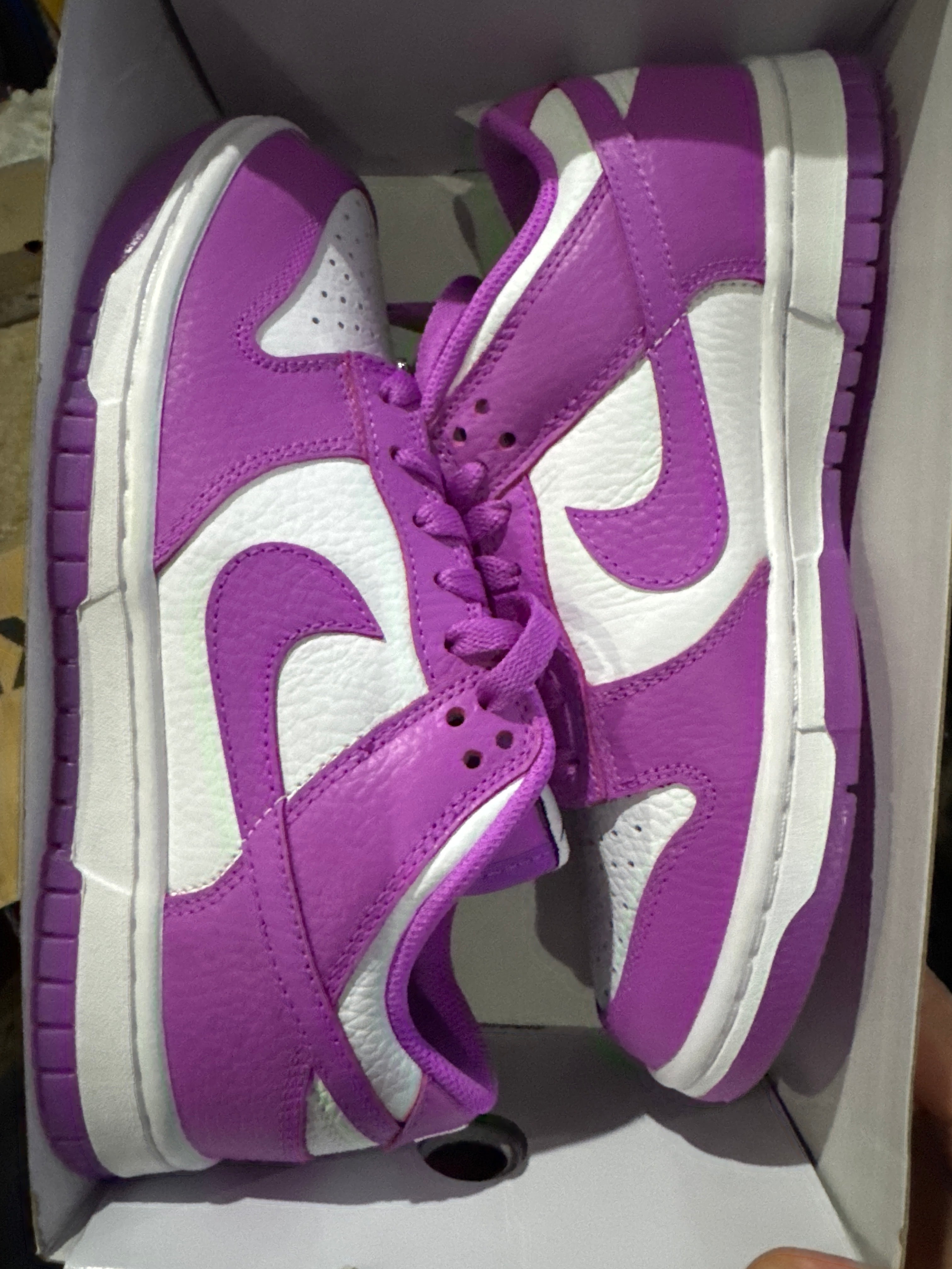 Nike ID Dunk Low Purple WMNS Sz 6.5 No box