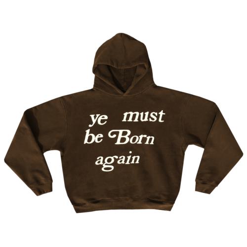 Cactus Plant Flea Market Born Again Hooded Sweatshirt Brown SZ M