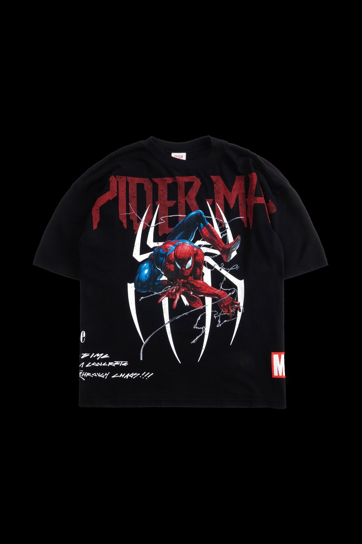 Civil Regime x Marvel Spiderman Webs 199X Tee Sz M