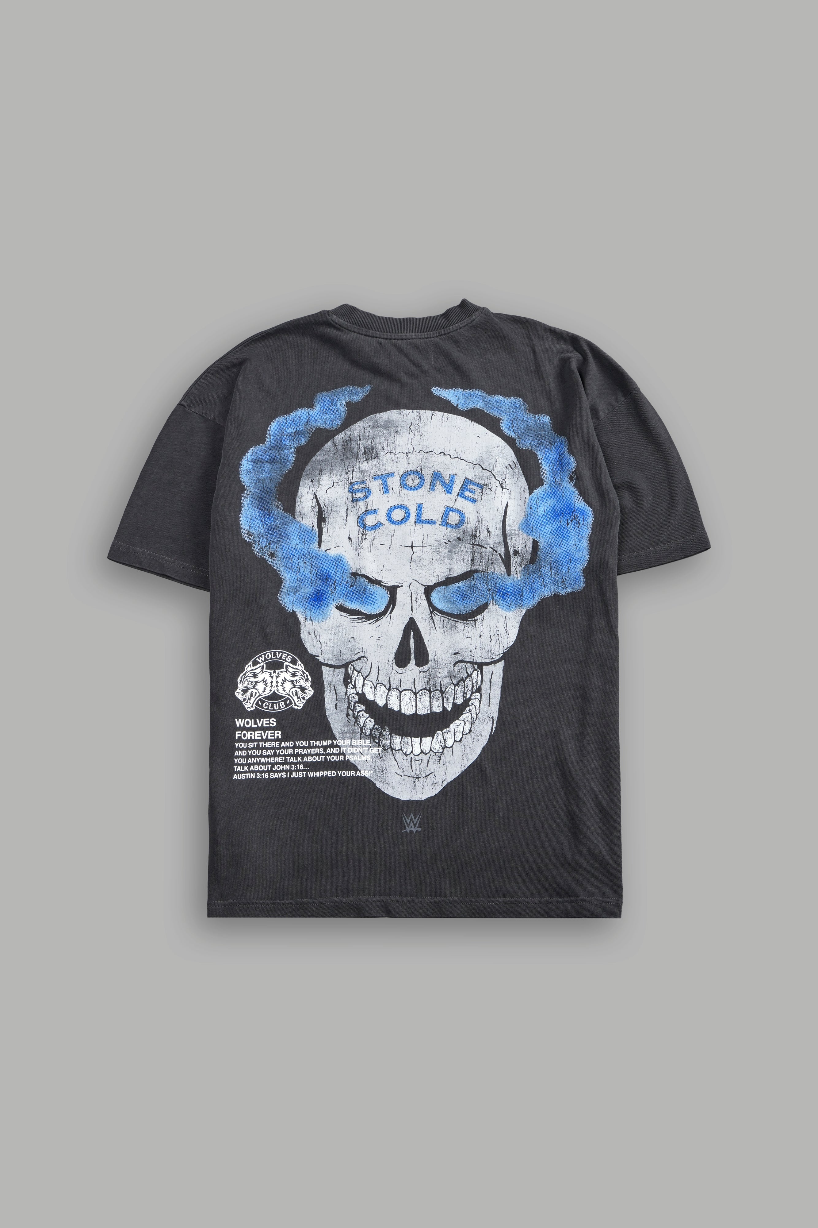 Darc Sport x WWE Stone Cold Oversized Tee Gray Sz M