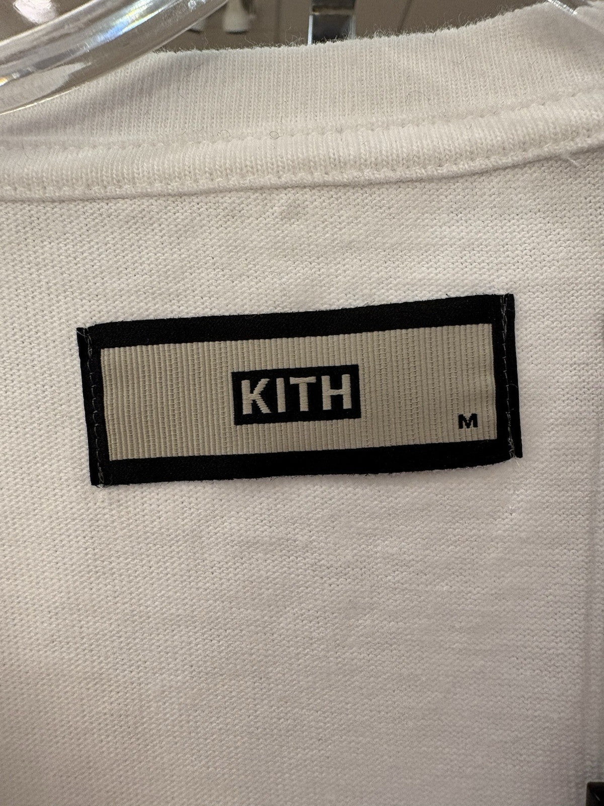 Kith Diagram L/S Tee White Size Medium