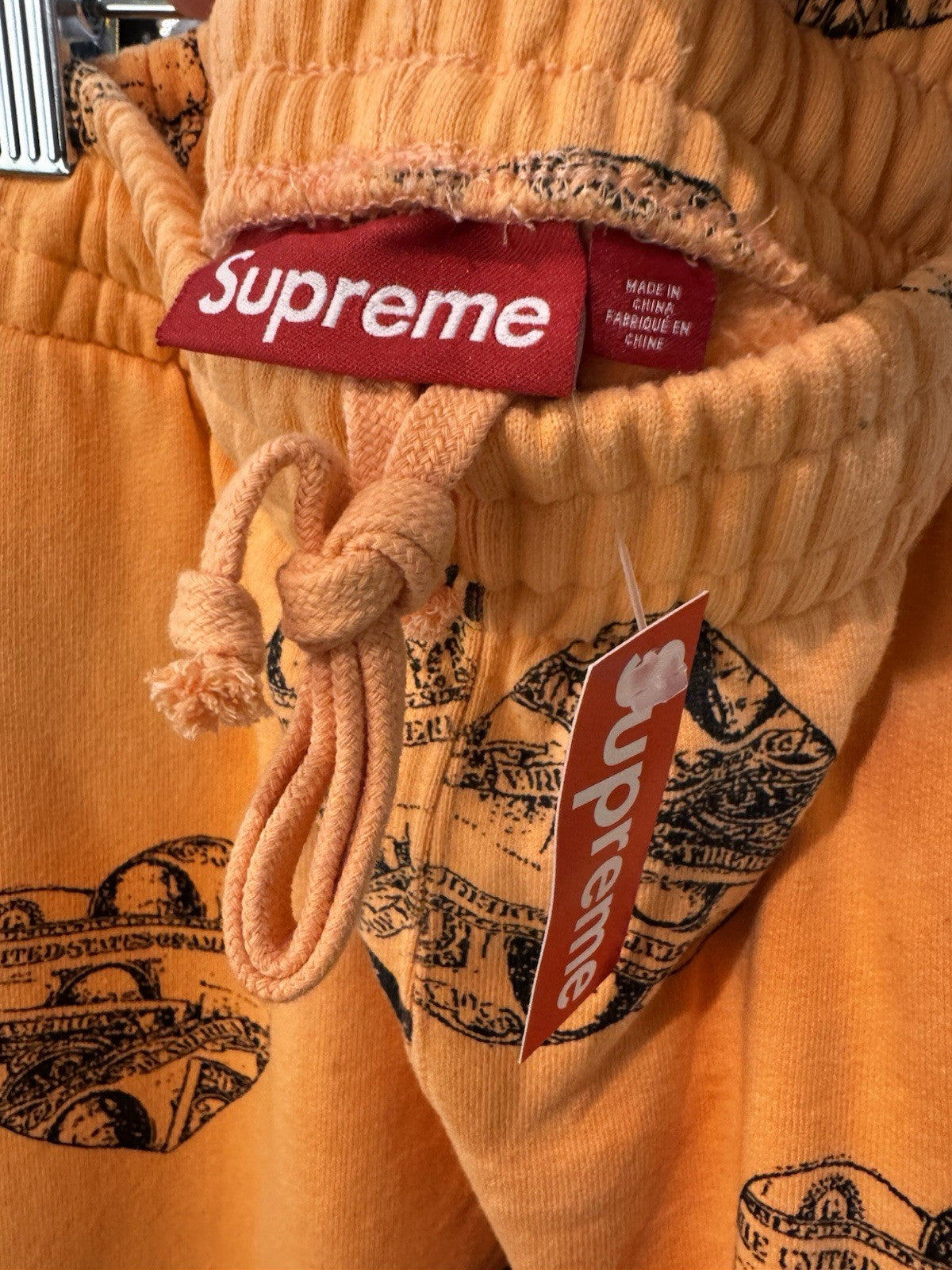Supreme Love Cash Sweatpants Peach Size L