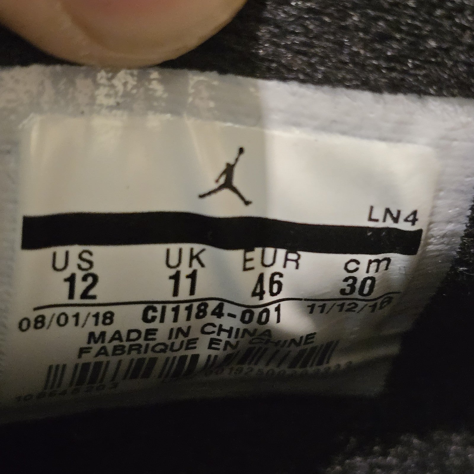 Size 12 - Jordan 4 Retro Laser Gum 30th Anniversary 2019
