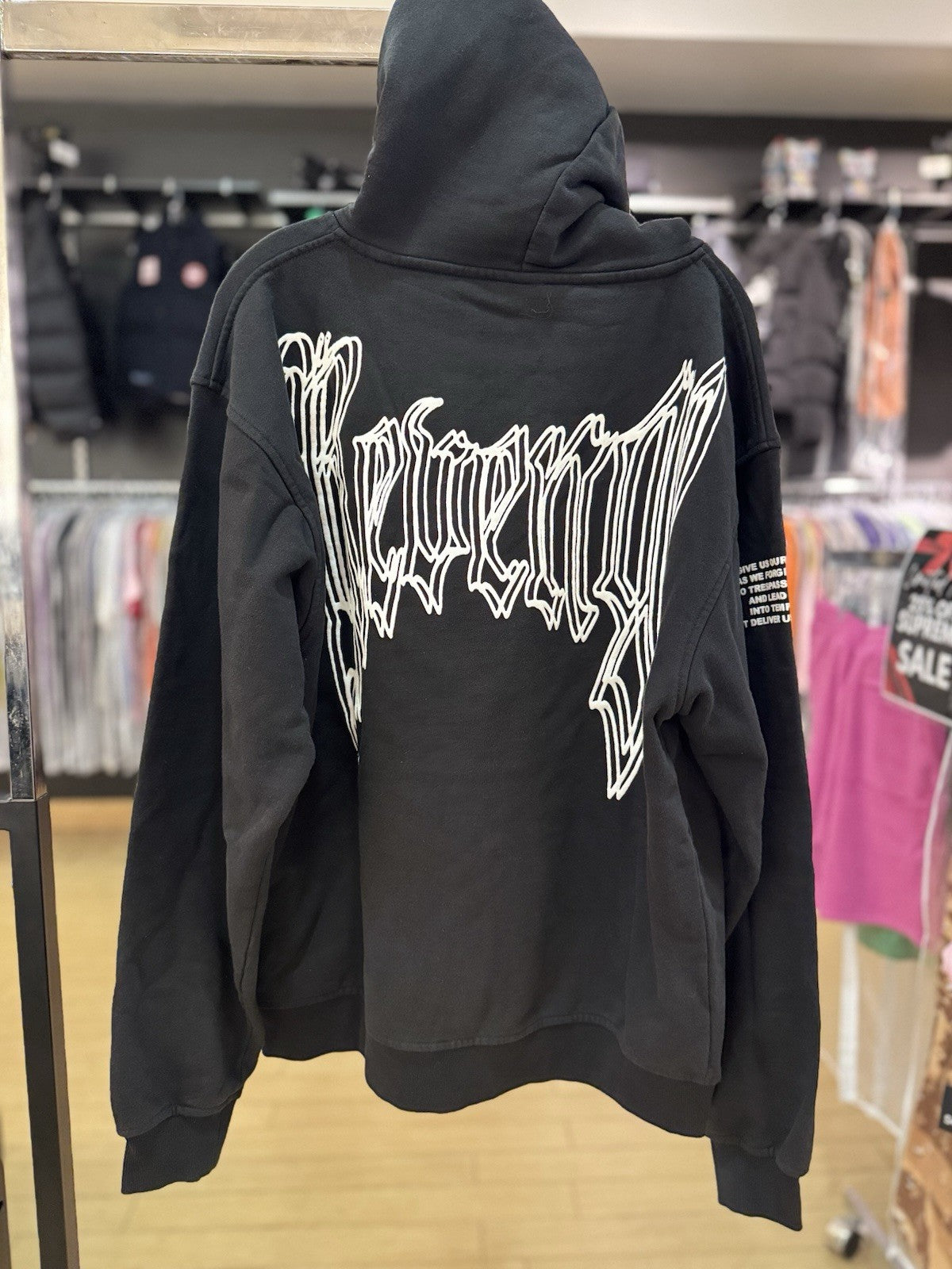 REVENGE KILL HOODIE BLACK BLUE SACRIFICE OF ISAAC XXXTENTACION SIZE LARGE 2024