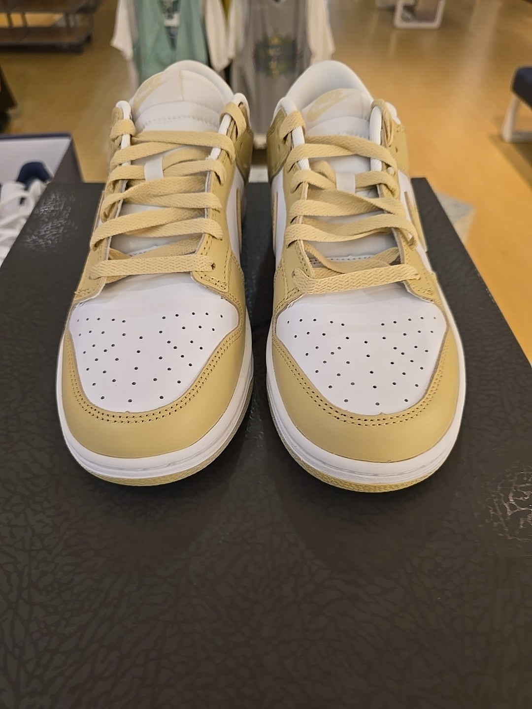 Size 9 - Nike Dunk Low Team Gold