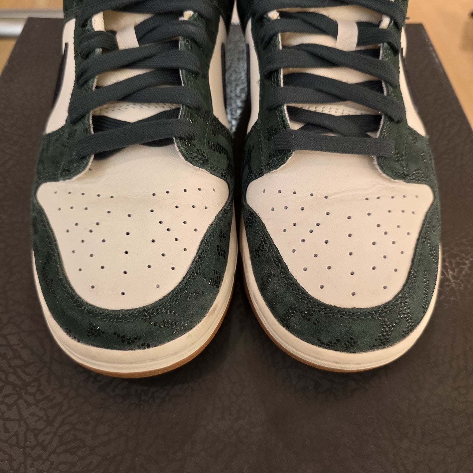 Size 11 - Nike Dunk Low Green Snake Women's