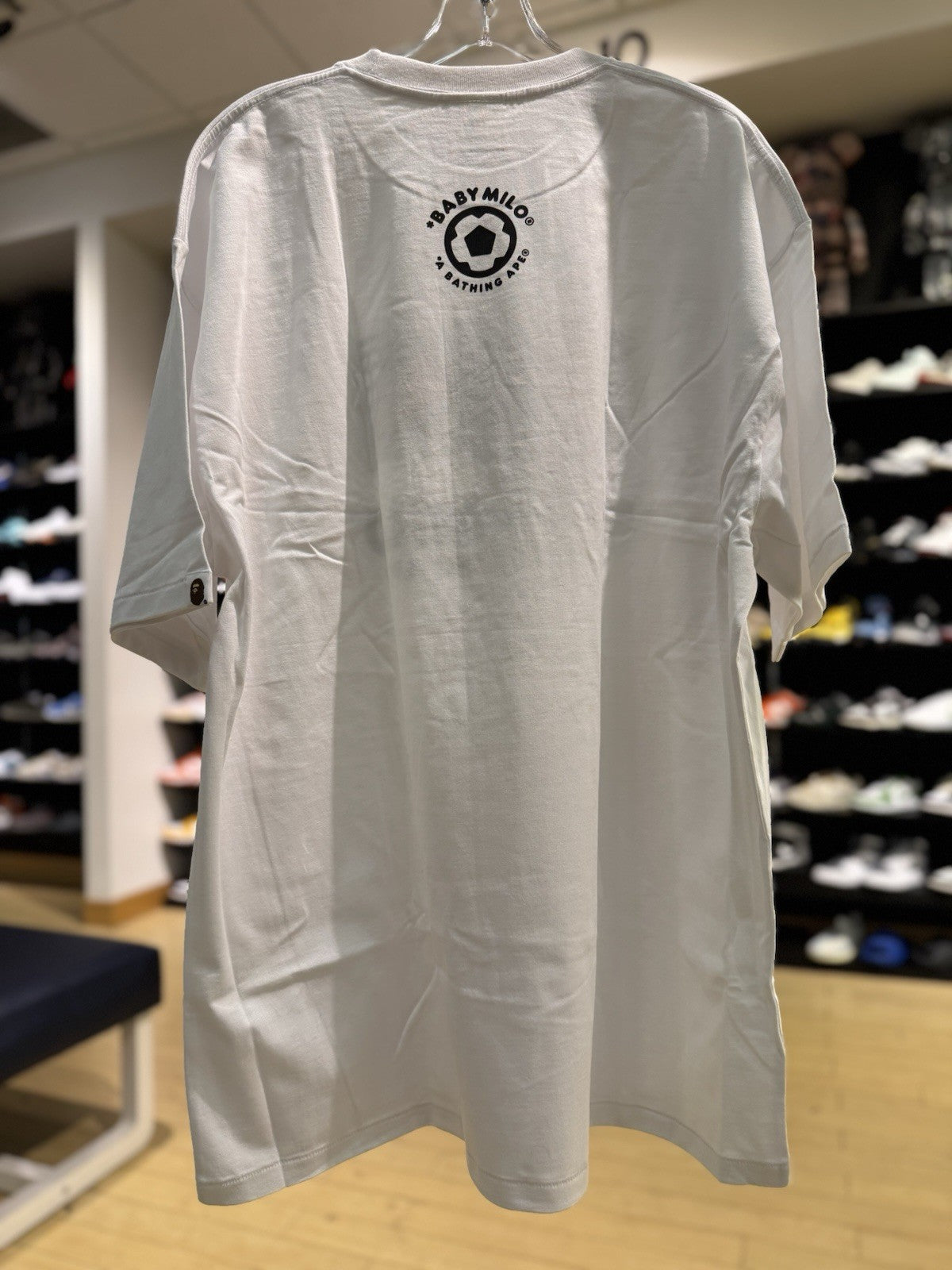 Bape Baby Milo Soccer Tee White Size 3XL