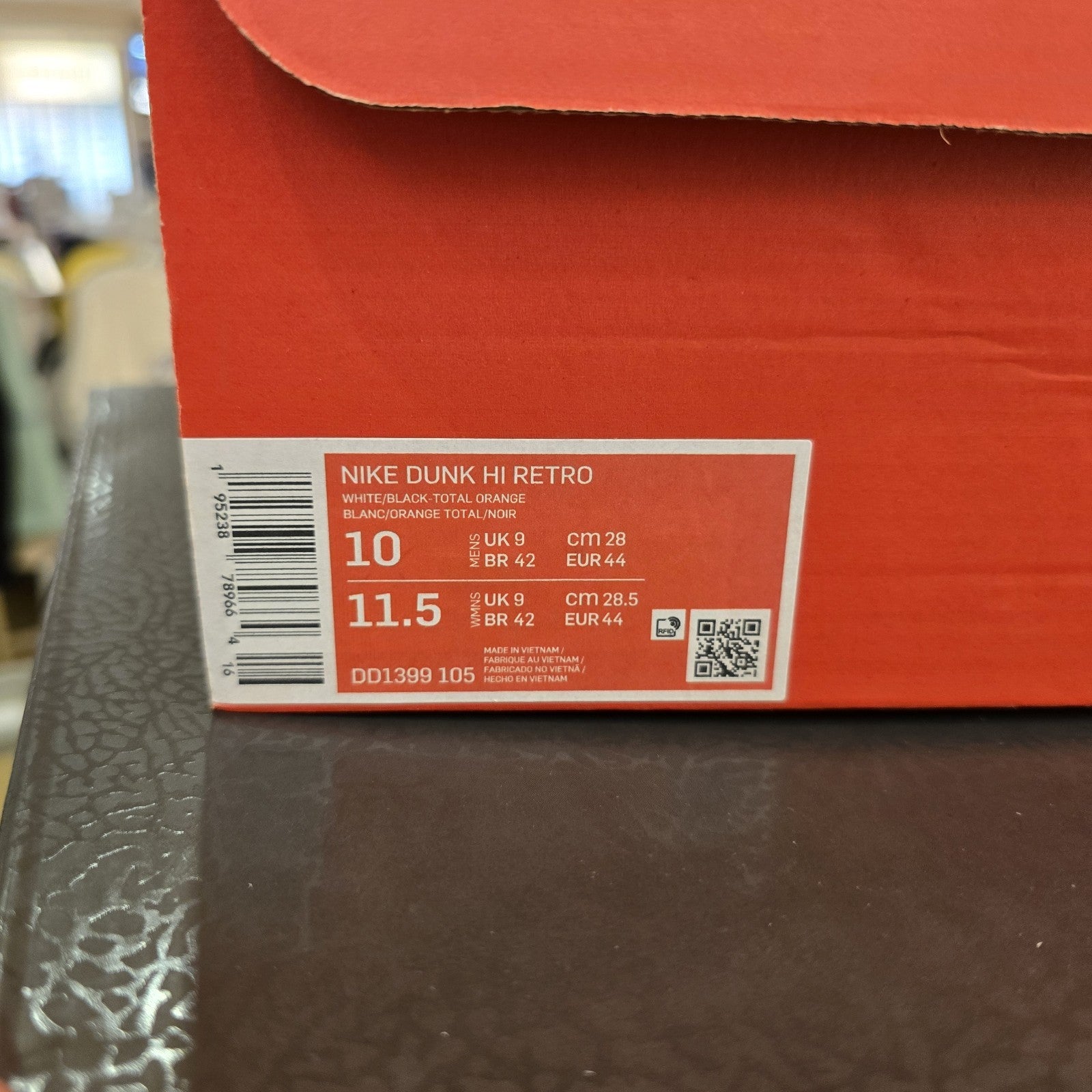 Size 10 - Nike Dunk High Black White Panda