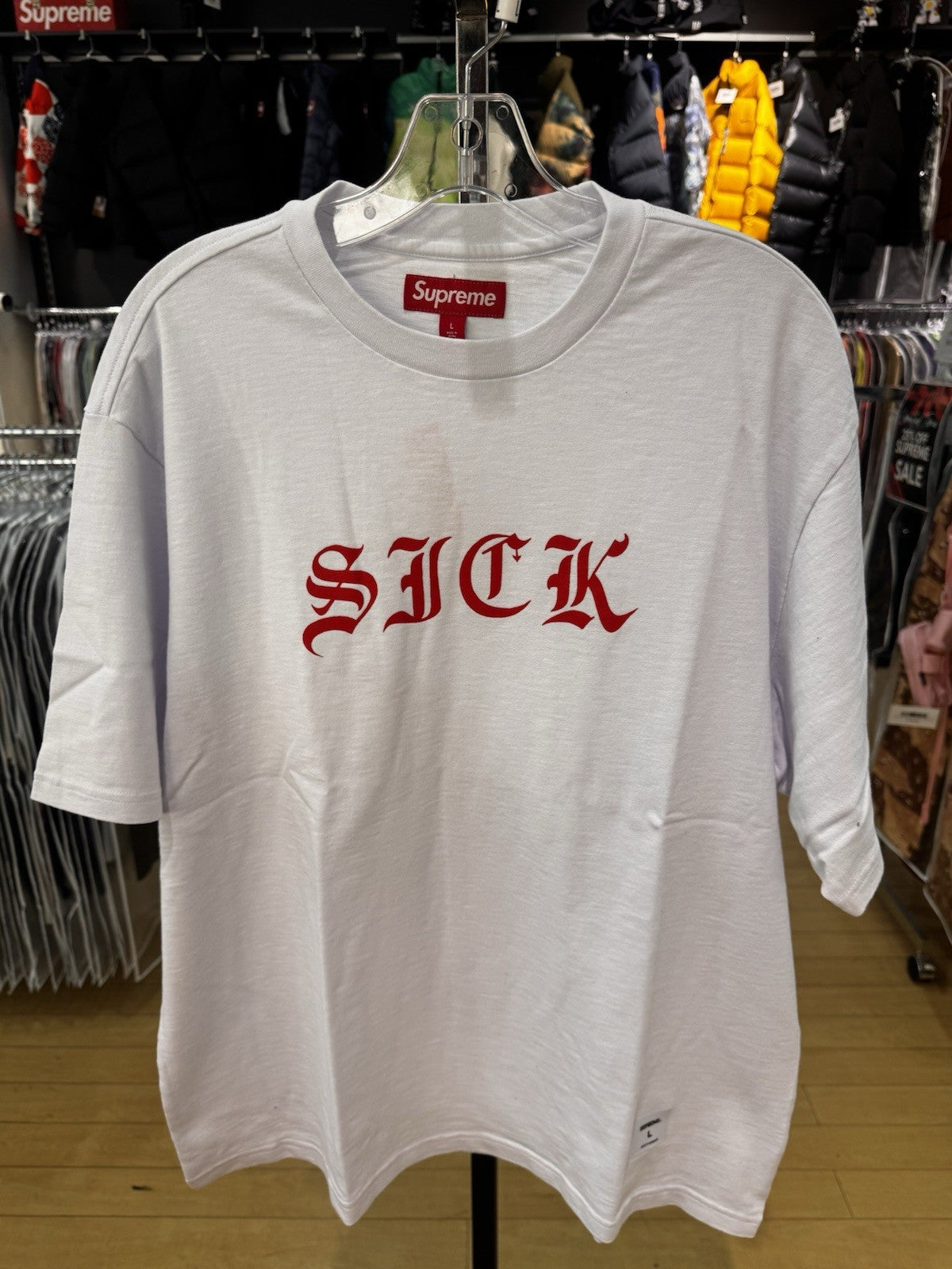 Supreme Sick S/S Tee White Size L