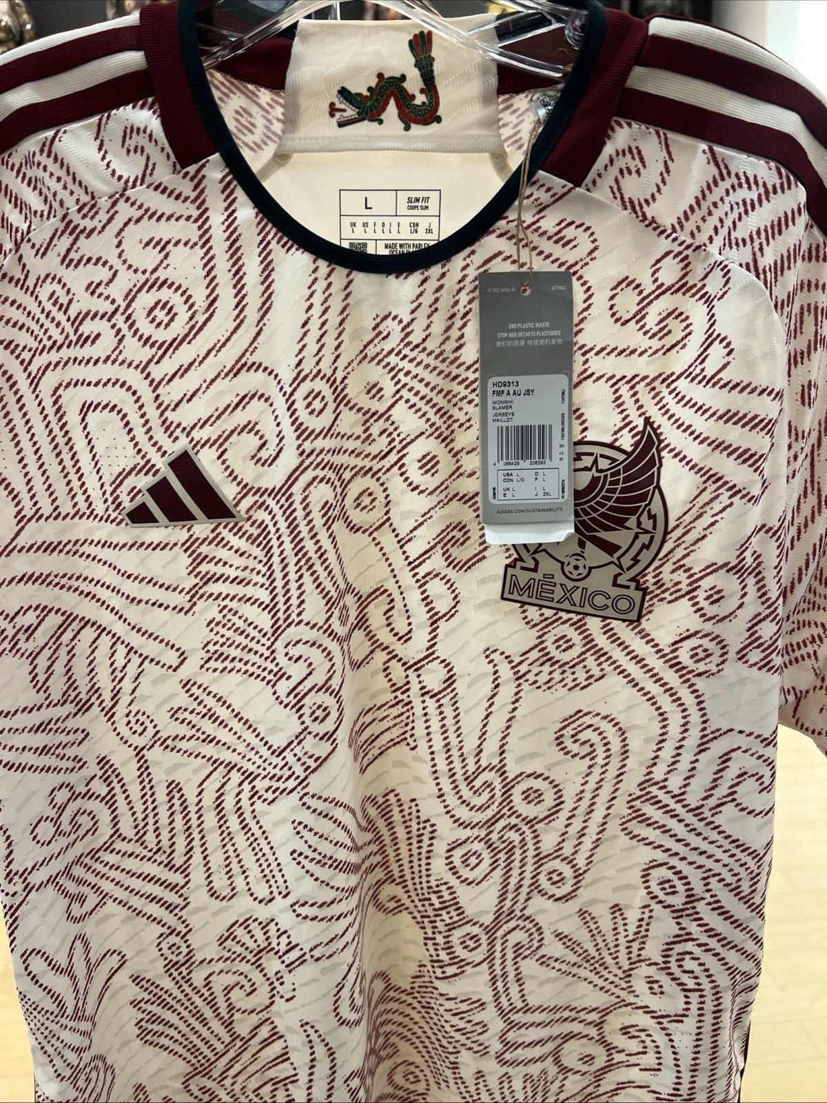 Adidas Mexico 2022 Away Soccer Jersey Sz L