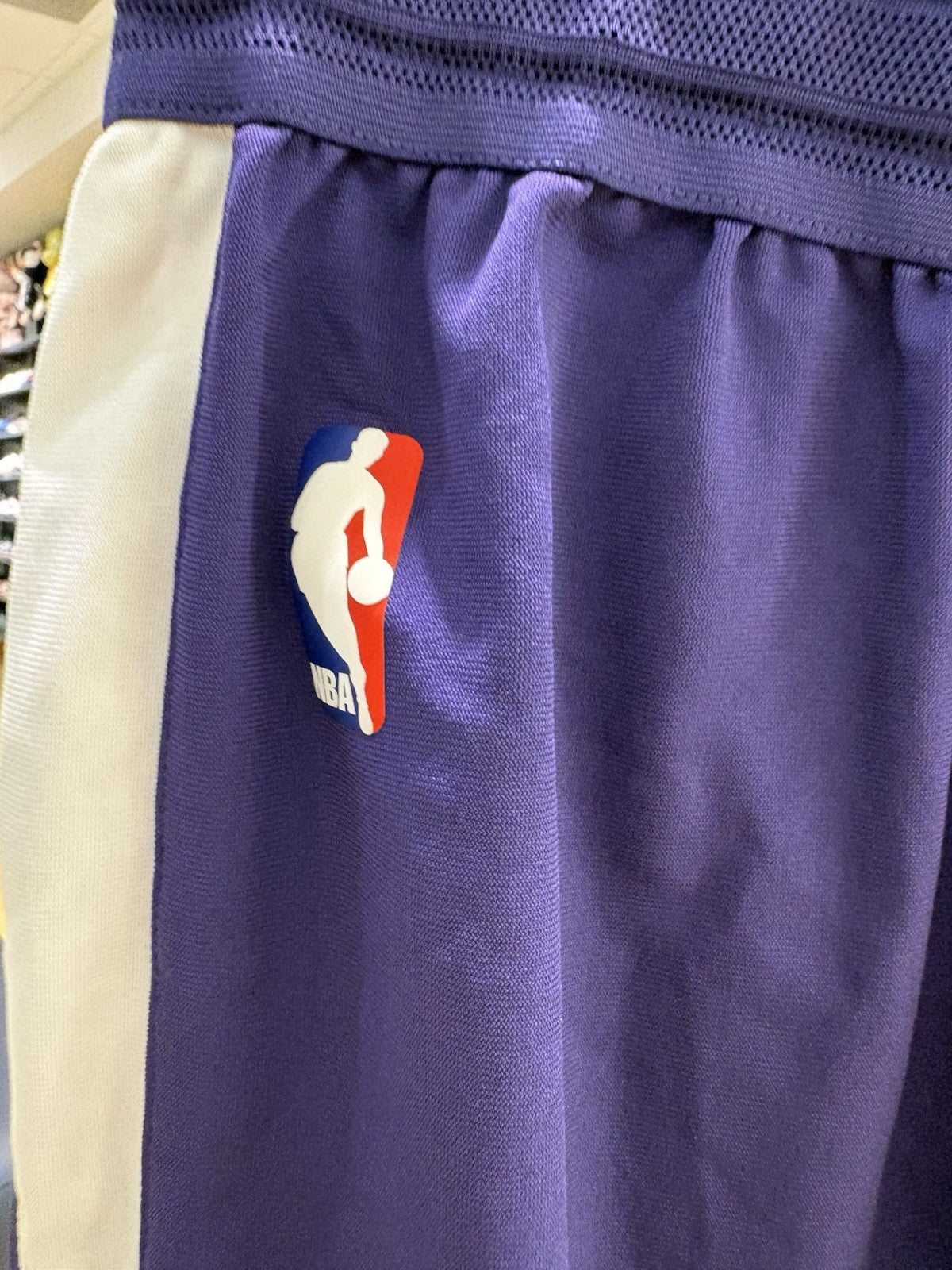 Nike NBA Phoenix Suns Icon Edition Swingman Shorts Court Pourple/Orange/White