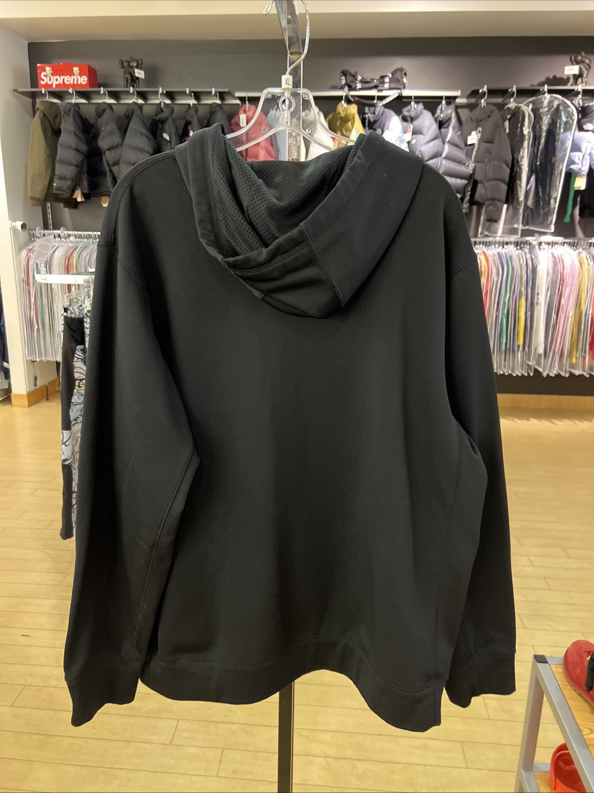 Nike Fleece Therma Fit Full Zip Up Jacket Black Sz XL USED