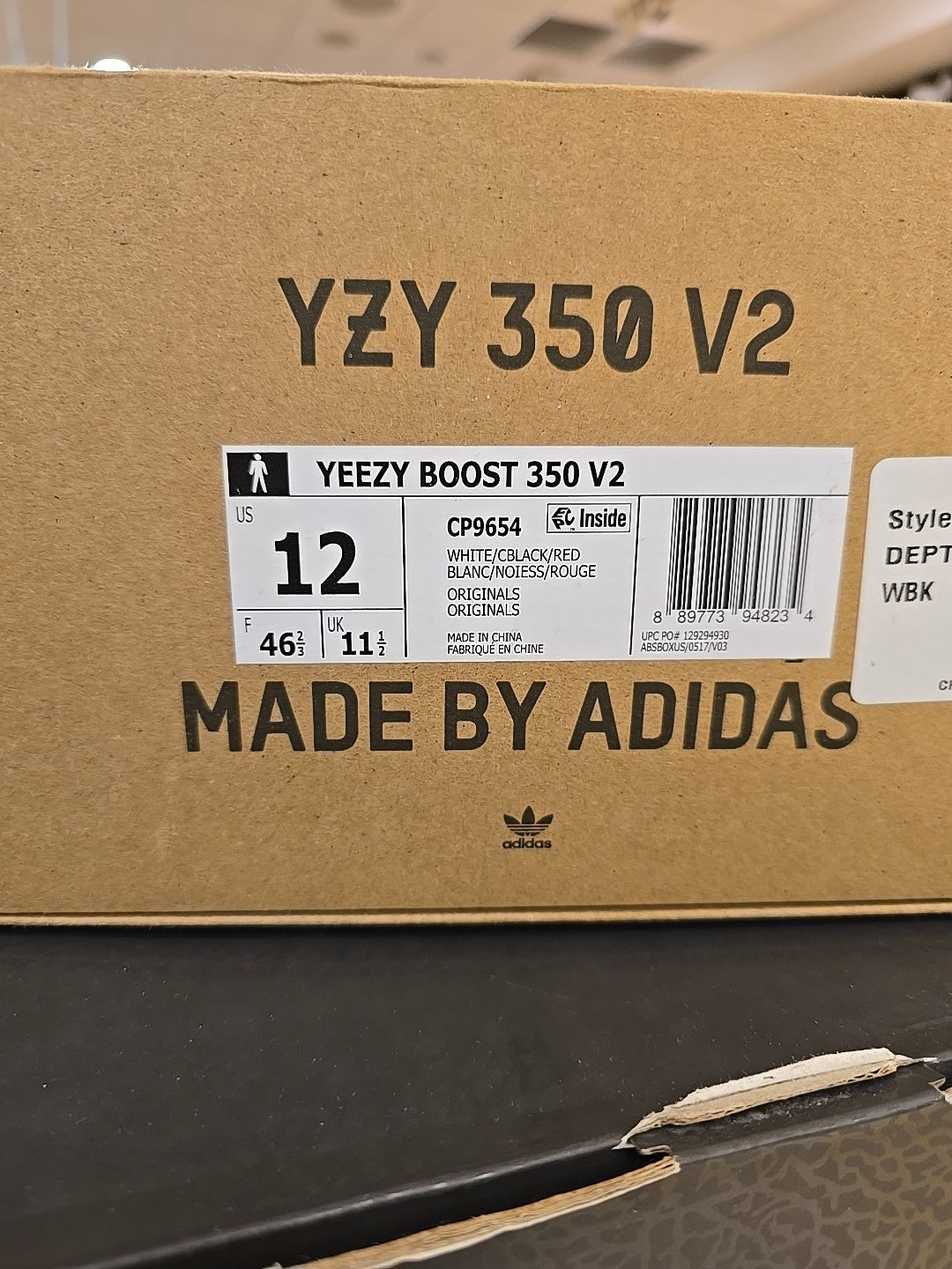 Size 12 - adidas Yeezy Boost 350 V2 Low Zebra