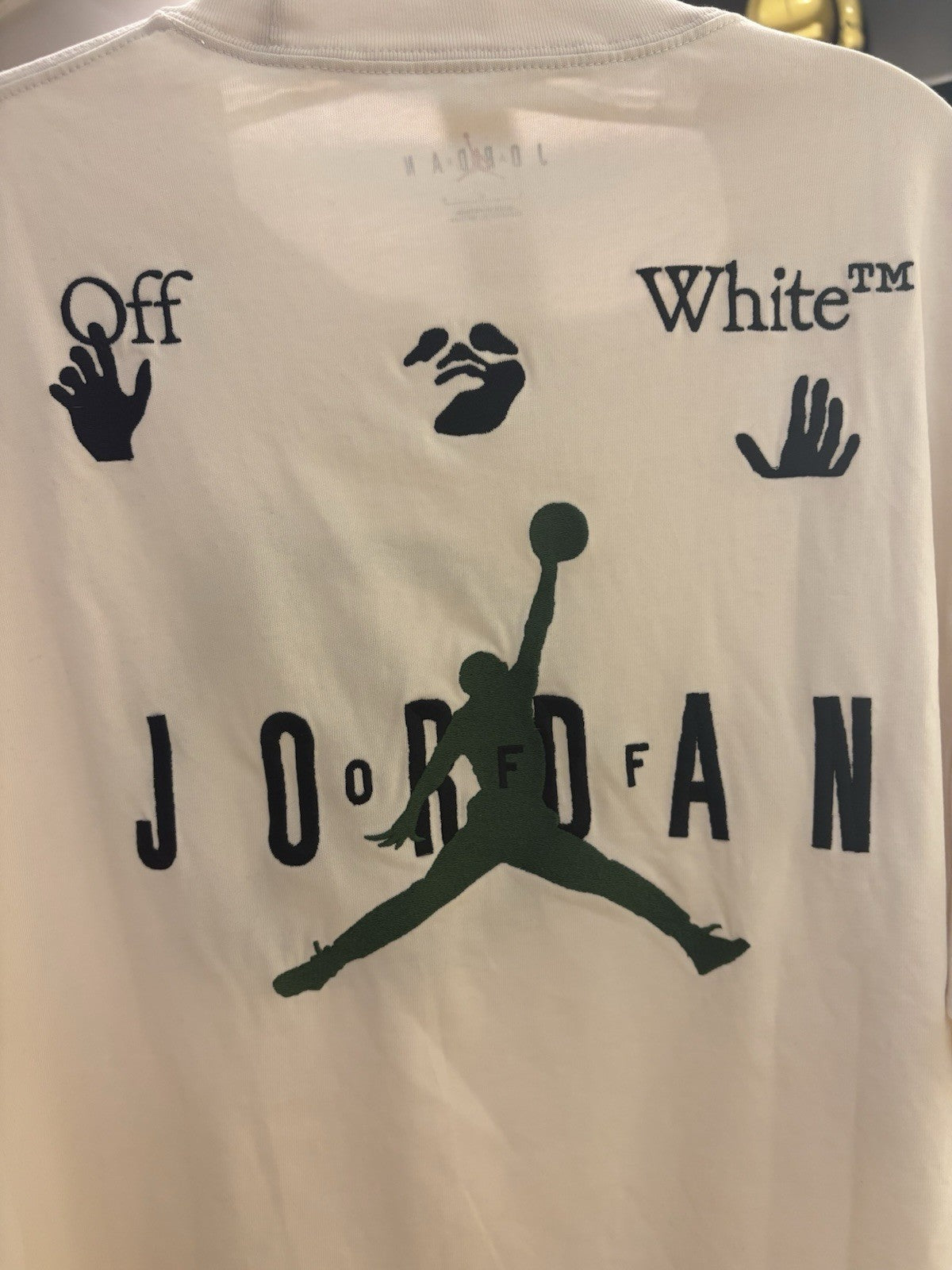 OFF-WHITE x Jordan T-shirt (Asia Sizing) White Size Large