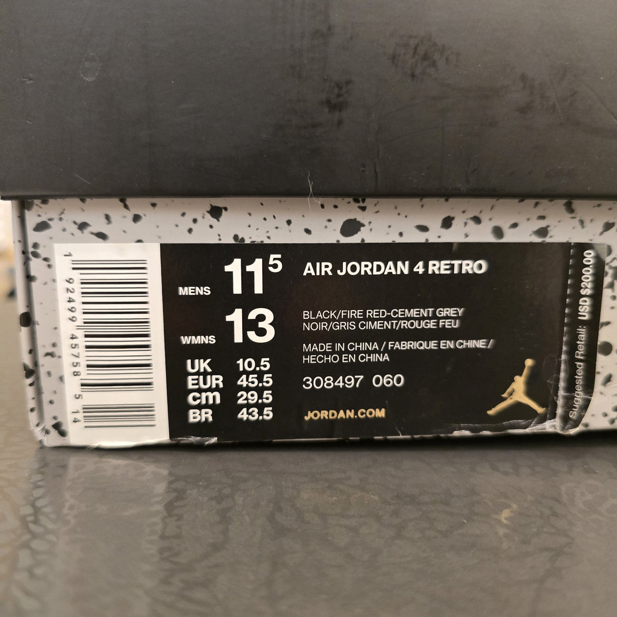 Size 11.5 - Jordan 4 Retro OG Mid Bred 2019