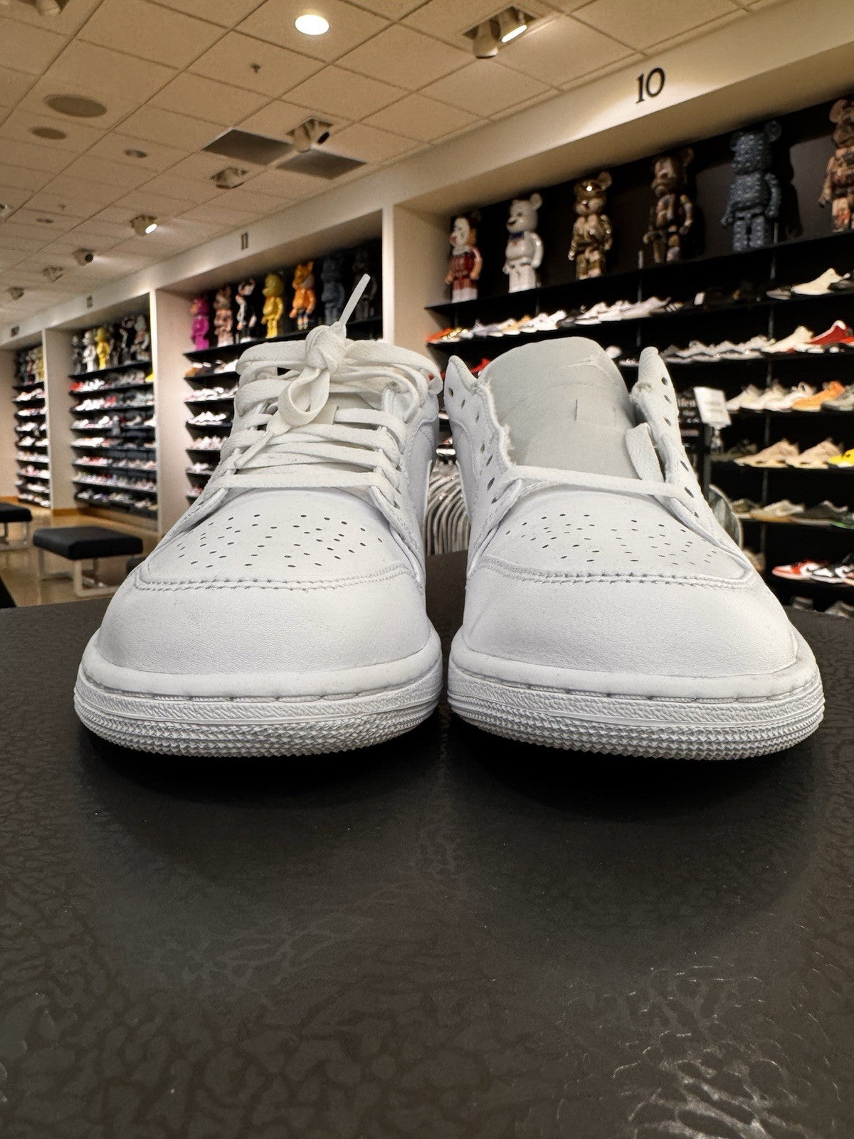 Jordan 1 Low Triple White Size 10.5