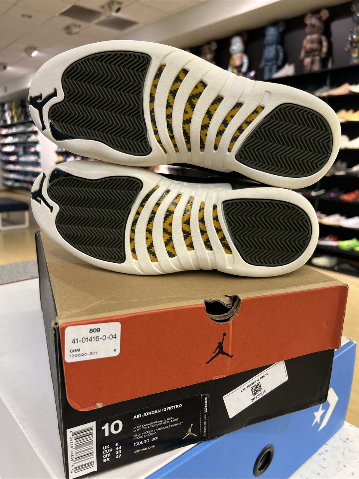 Air Jordan 12 Retro CP3 Class of 2003 Olive 2018 Sz 10