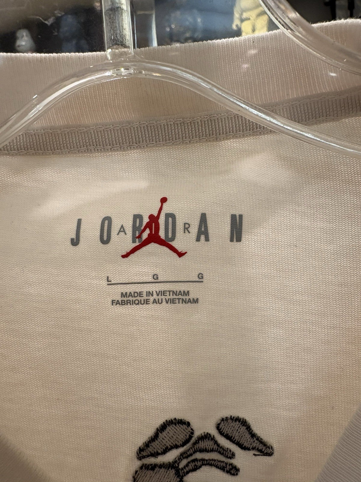 OFF-WHITE x Jordan T-shirt (Asia Sizing) White Size Large