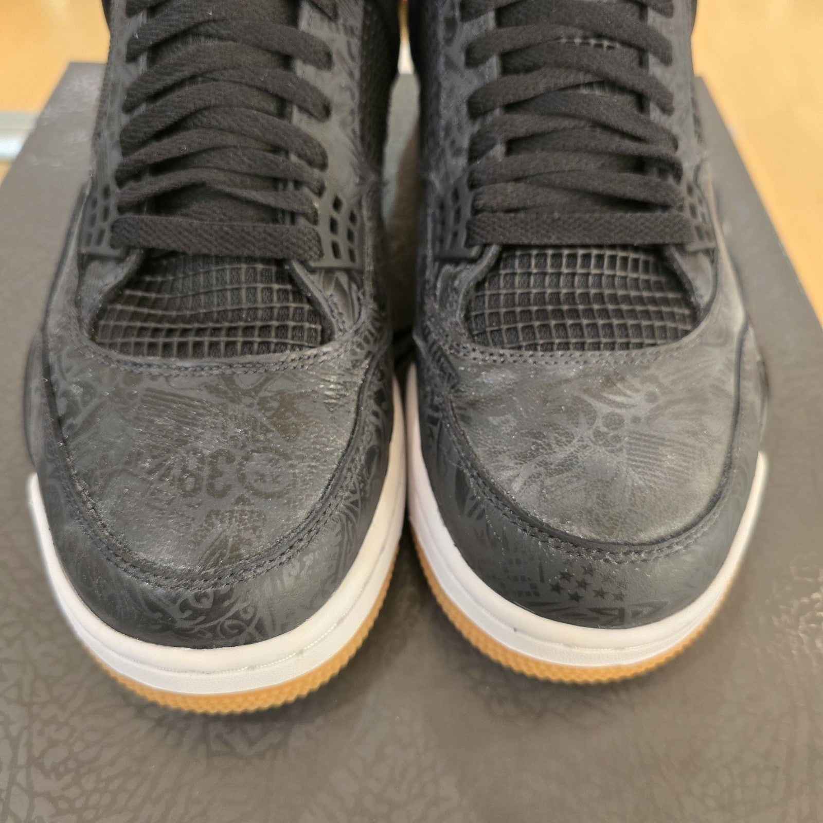 Size 12 - Jordan 4 Retro Laser Gum 30th Anniversary 2019