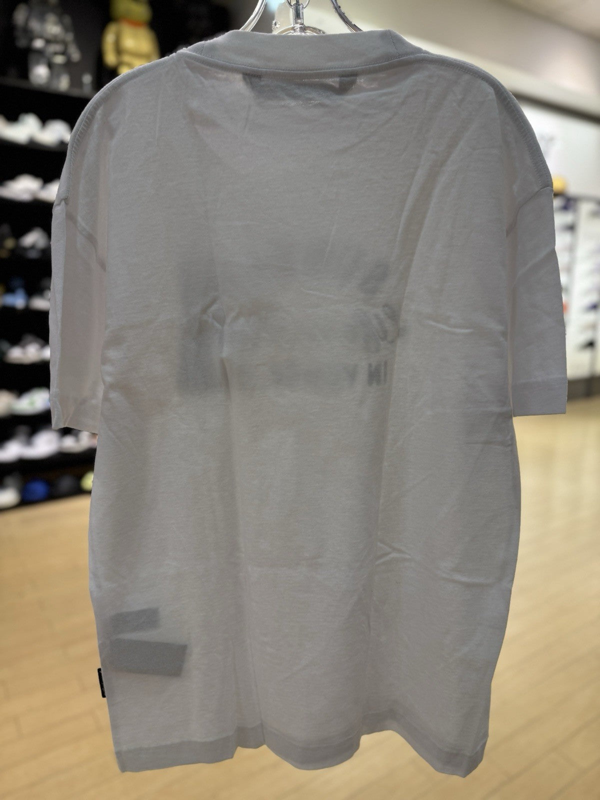 Palm Angels Sunday Classic Shirt White/Black Size Medium