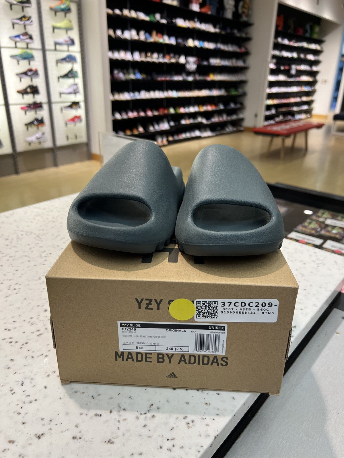 adidas Yeezy Slide Slate Marine Gray ID2349