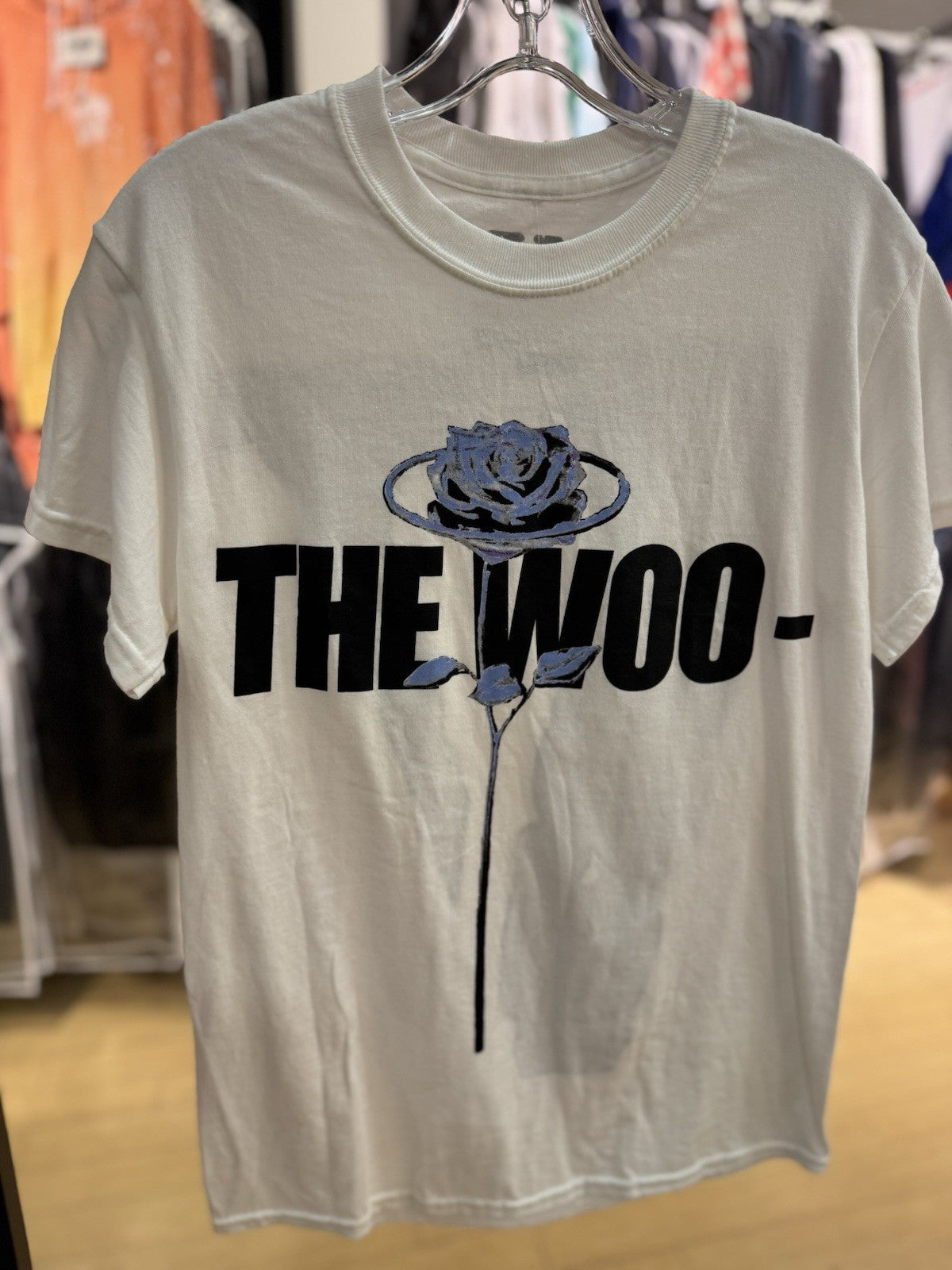 Pop Smoke X Clone The Woo Shirt White Size Small