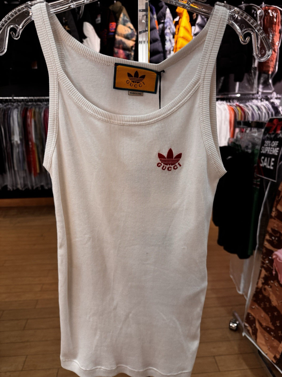 Gucci X Adidas Cotton Tank Top Size L