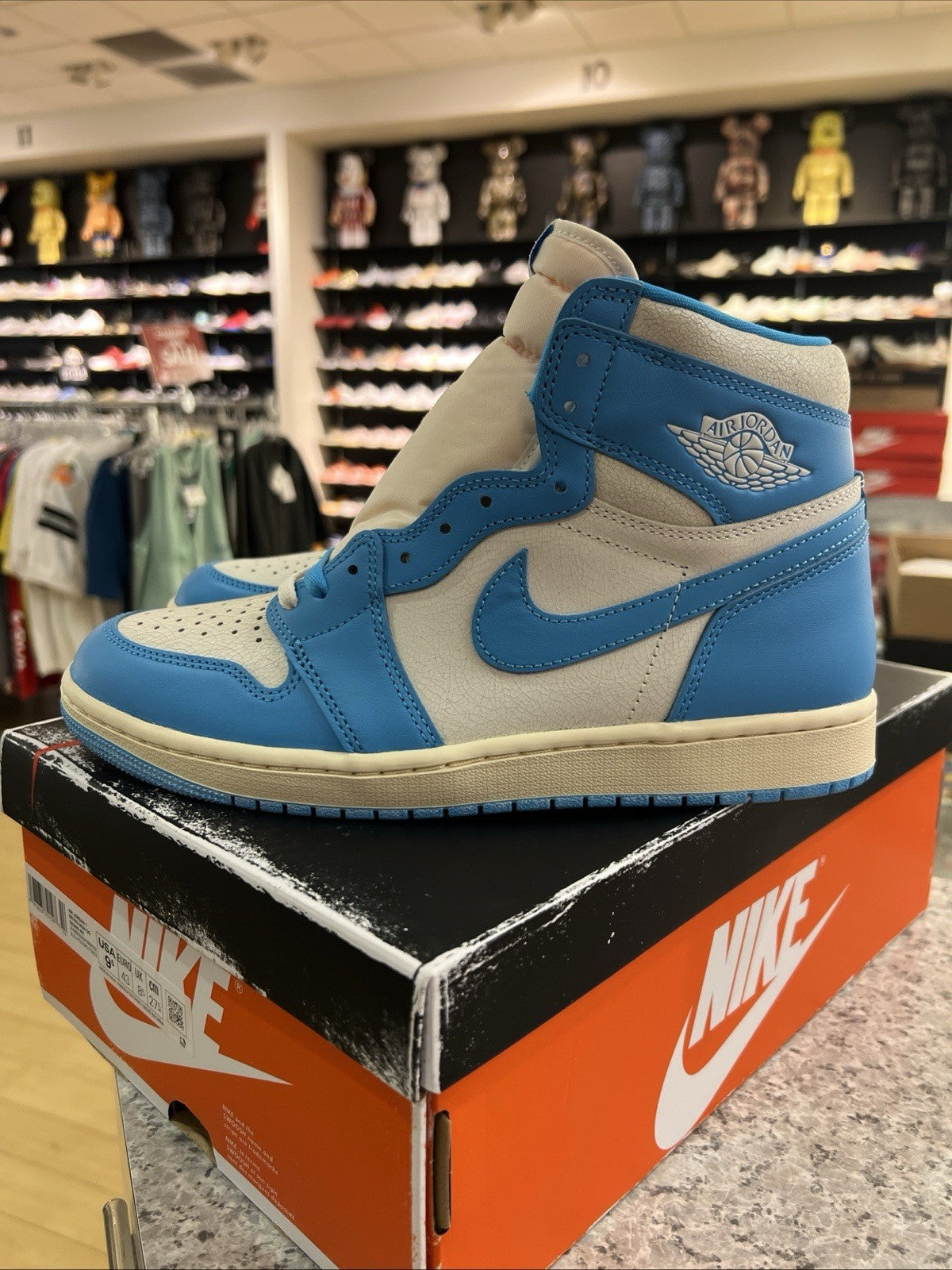 Air Jordan 1 Retro High OG UNC Reimagined Size 9.5