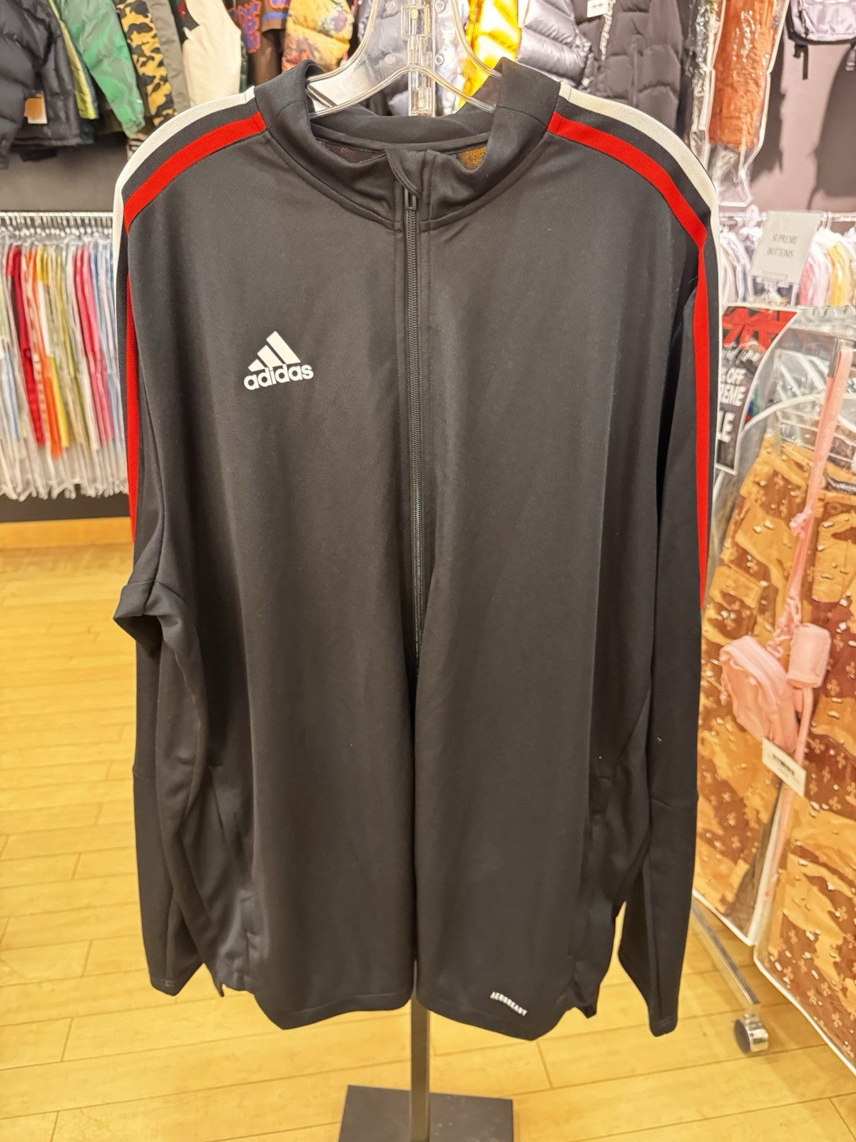 Adidas MI19 Track Jacket Black Size 2XL