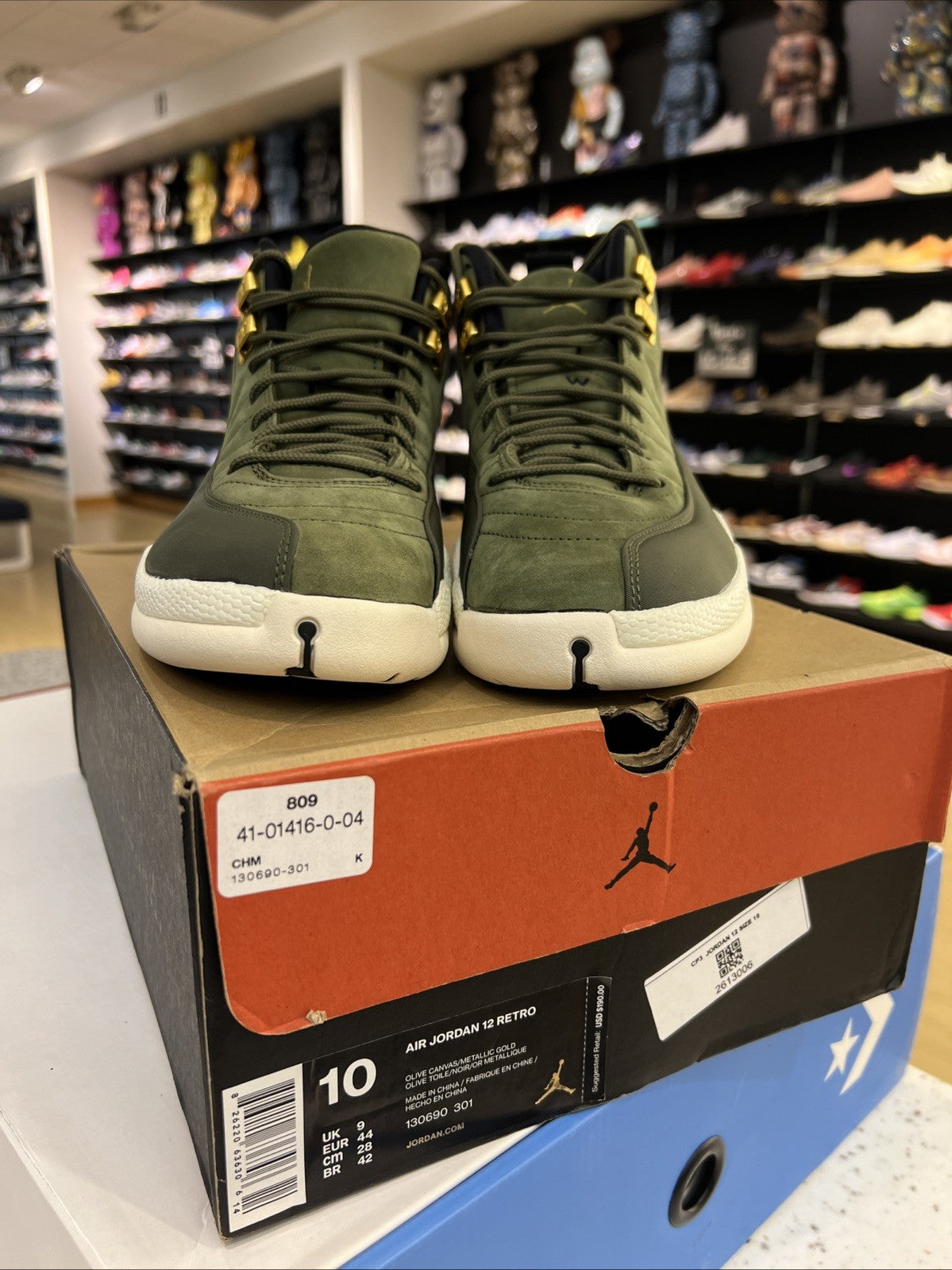 Air Jordan 12 Retro CP3 Class of 2003 Olive 2018 Sz 10