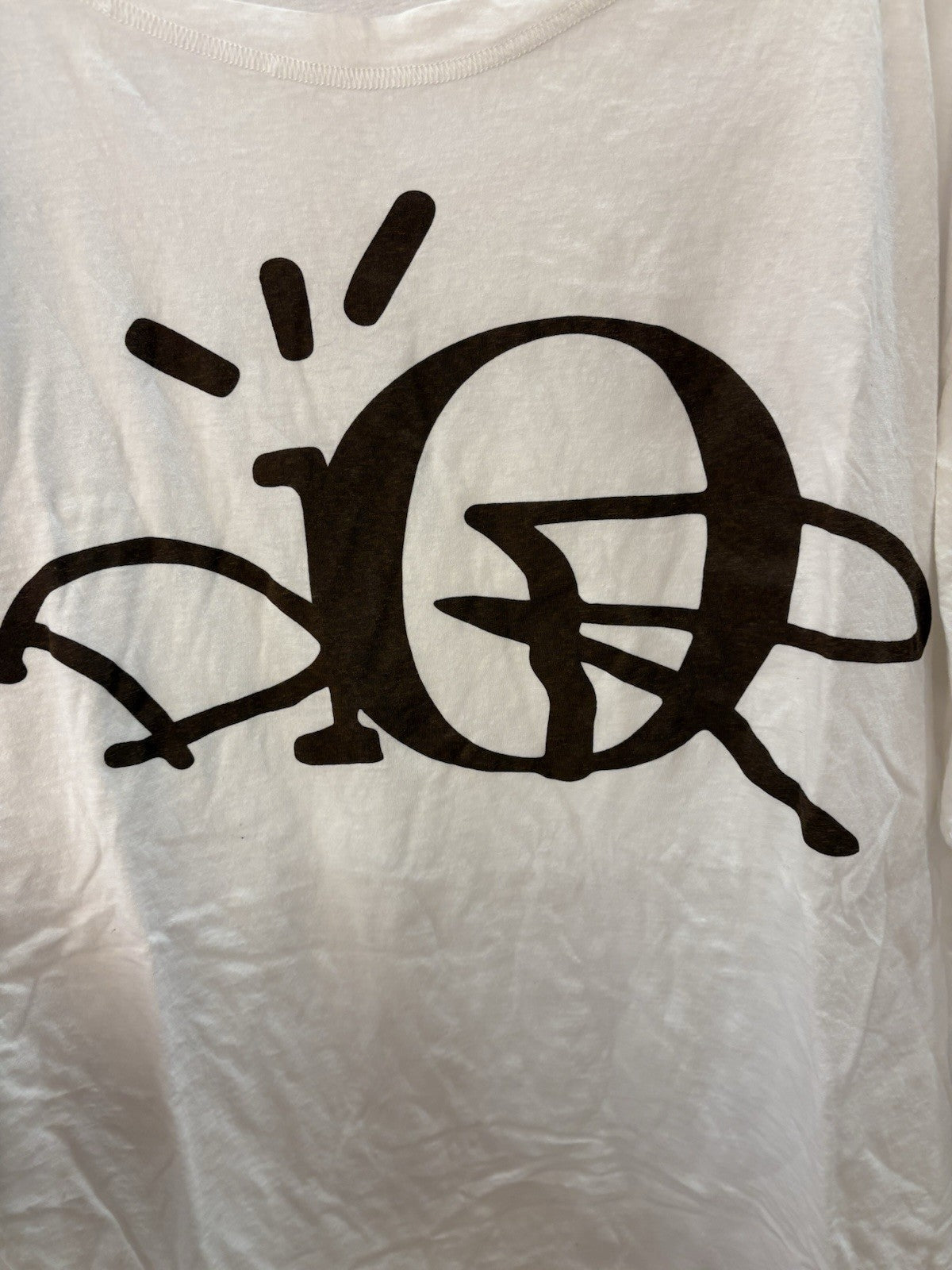 Dior x CACTUS JACK Oversized T-shirt White/Brown Size Large