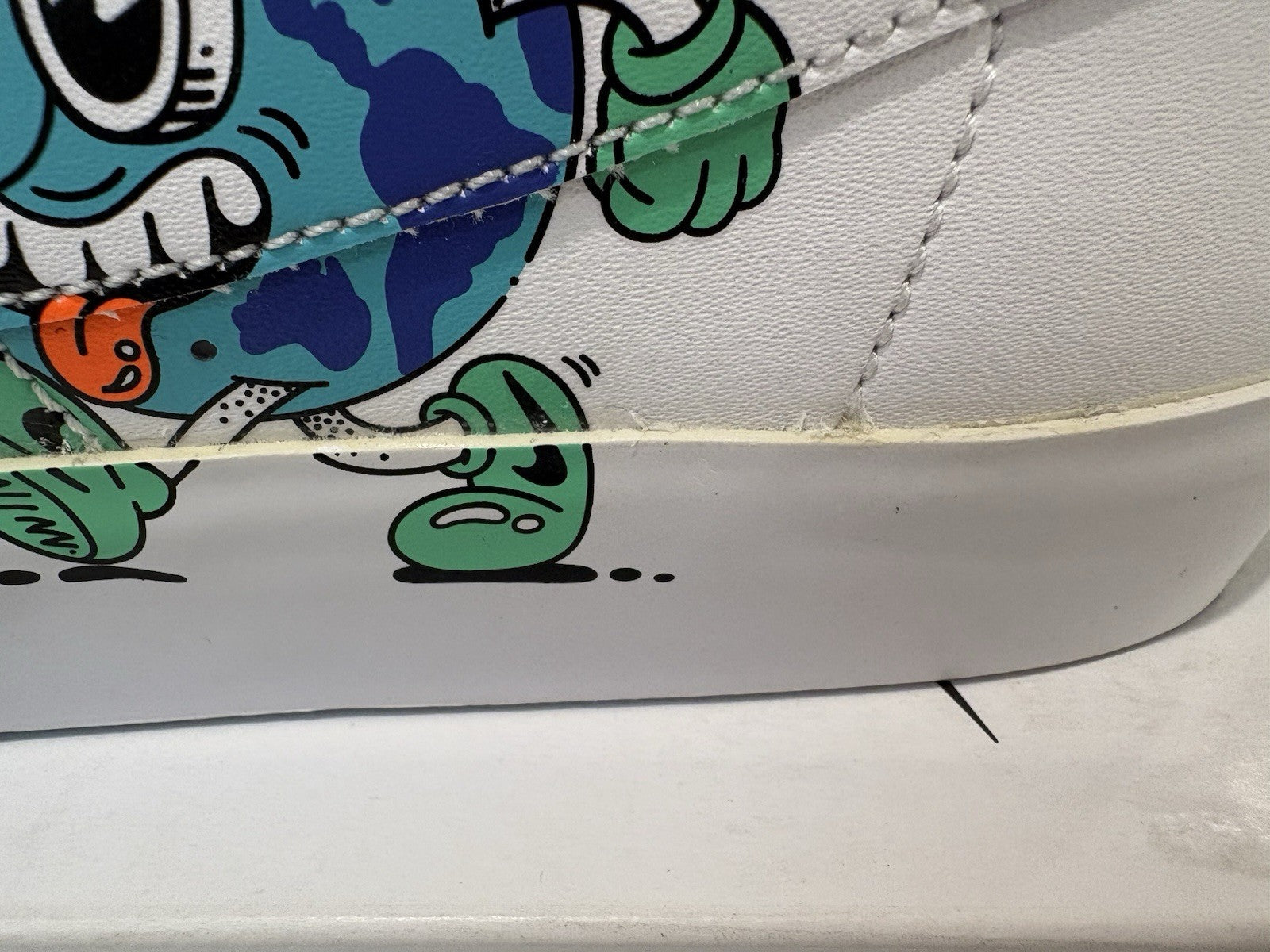 Steven Harrington x Nike Blazer Flyleather QS Low Earth Day Size 12 DEFECT