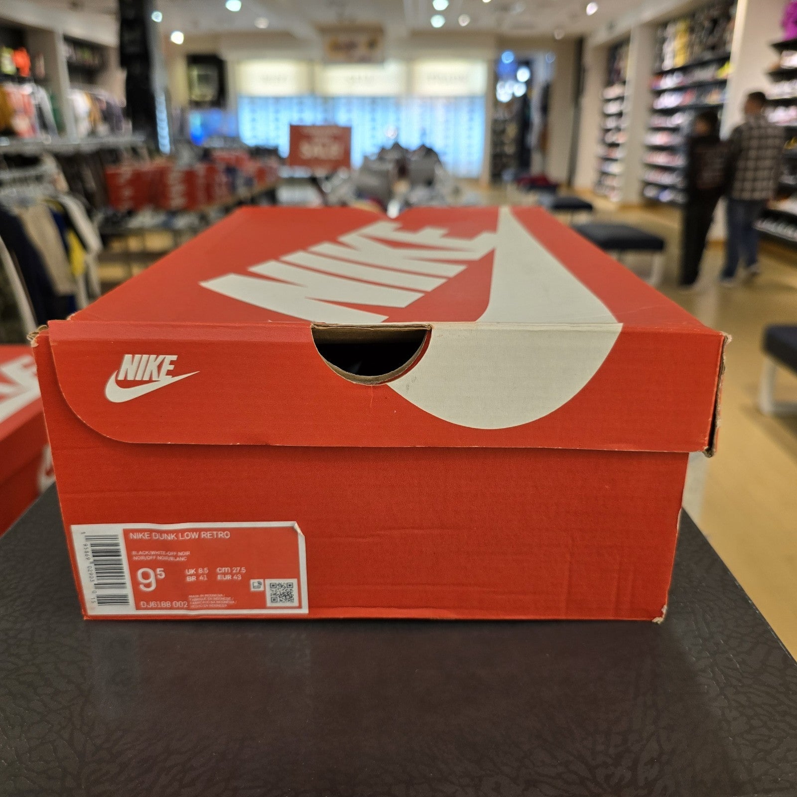 Size 9.5 - Nike Dunk Low Black Panda