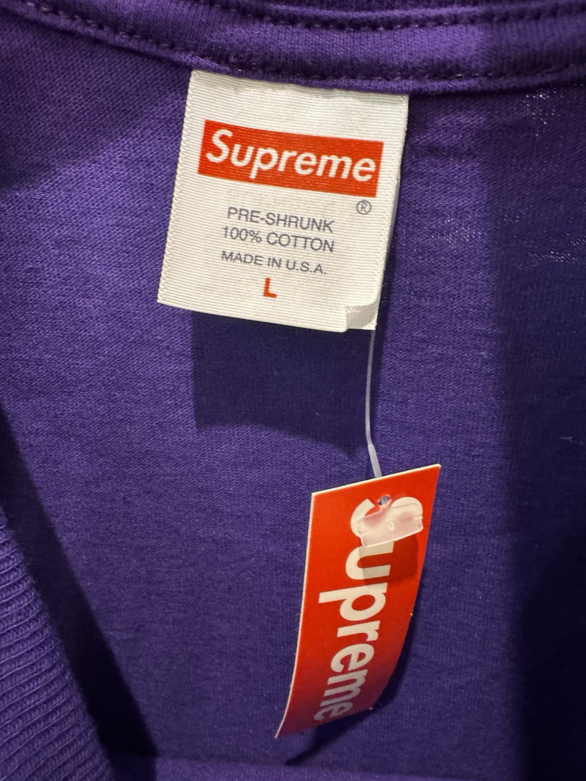 Supreme Satchidananda Tee Purple Size L