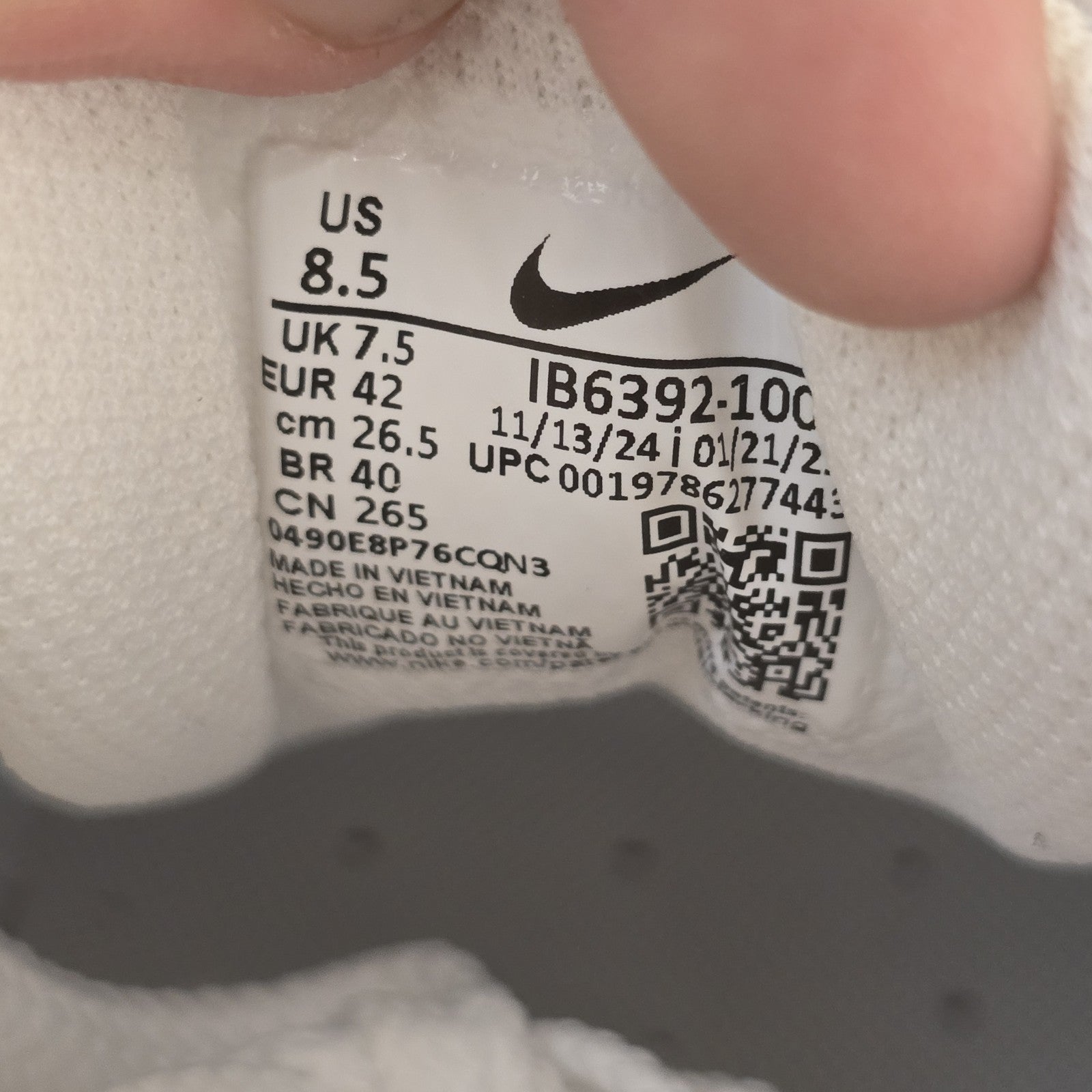 Nike Air Max 90 Summit White Platinum SZ 8.5