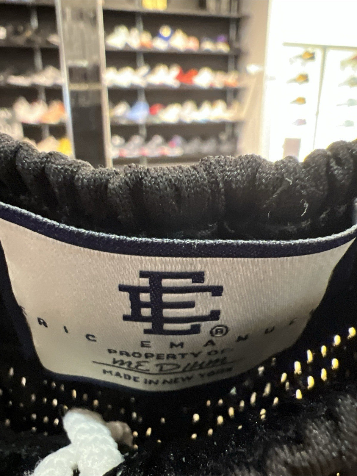 Eric Emmanuel EE New York Shorts Black Mesh Sz M