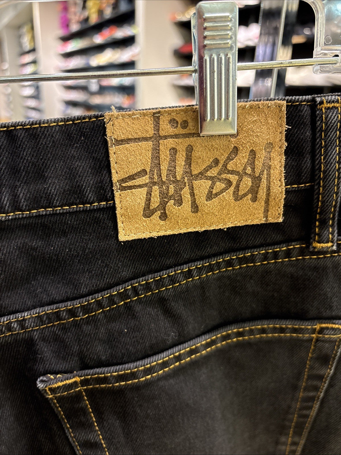 Stussy Big Ol Jean Denim Washed Black Size 29