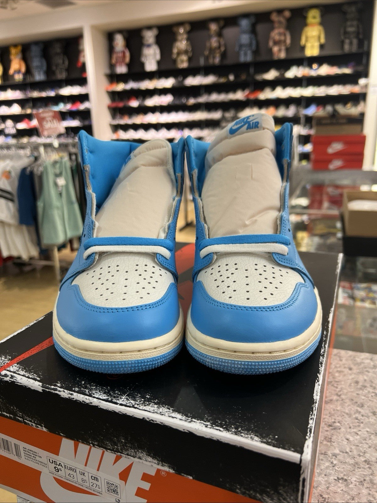 Air Jordan 1 Retro High OG UNC Reimagined Size 9.5